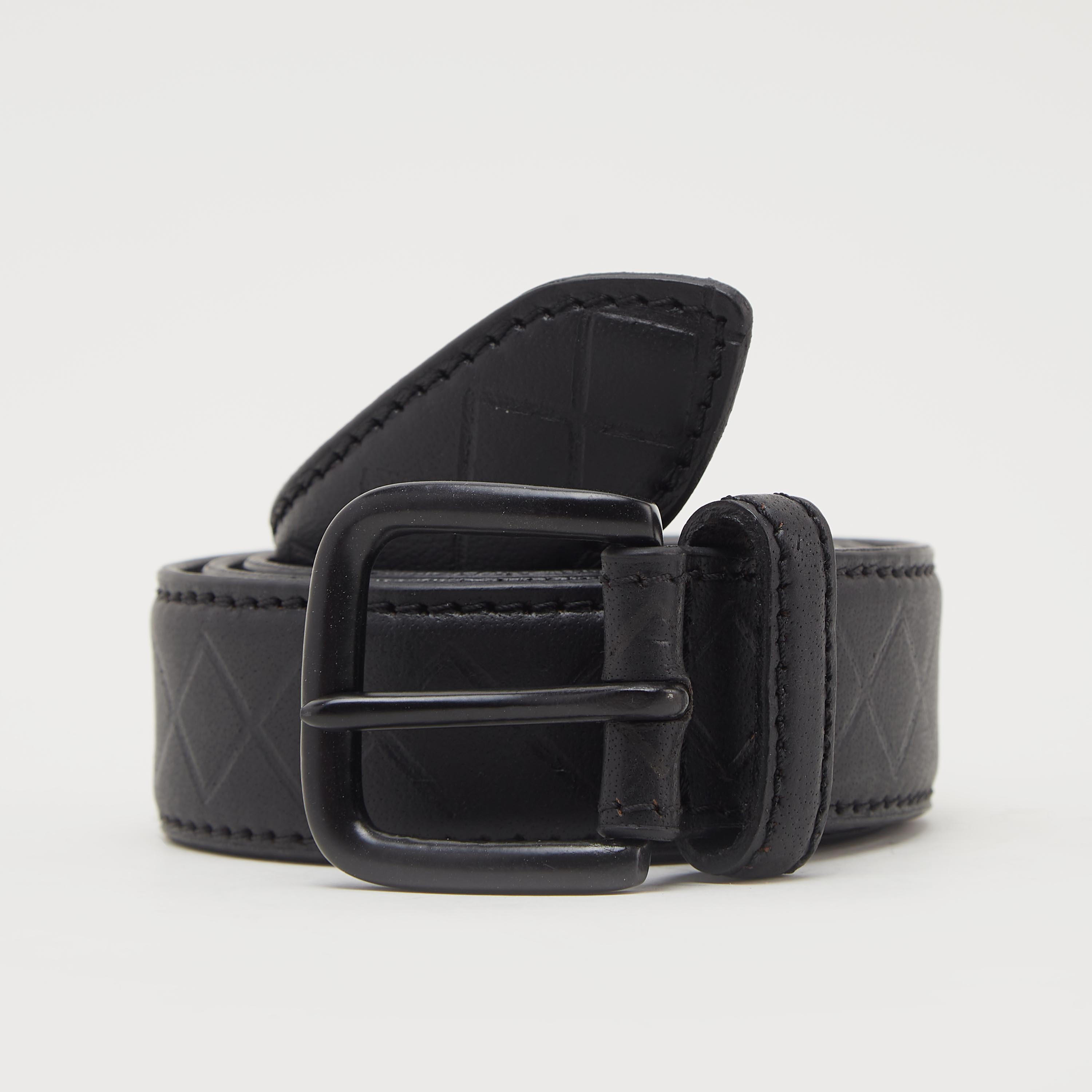 Textured Belt with Pin Buckle-men-beltsandwallets-belts-image-1