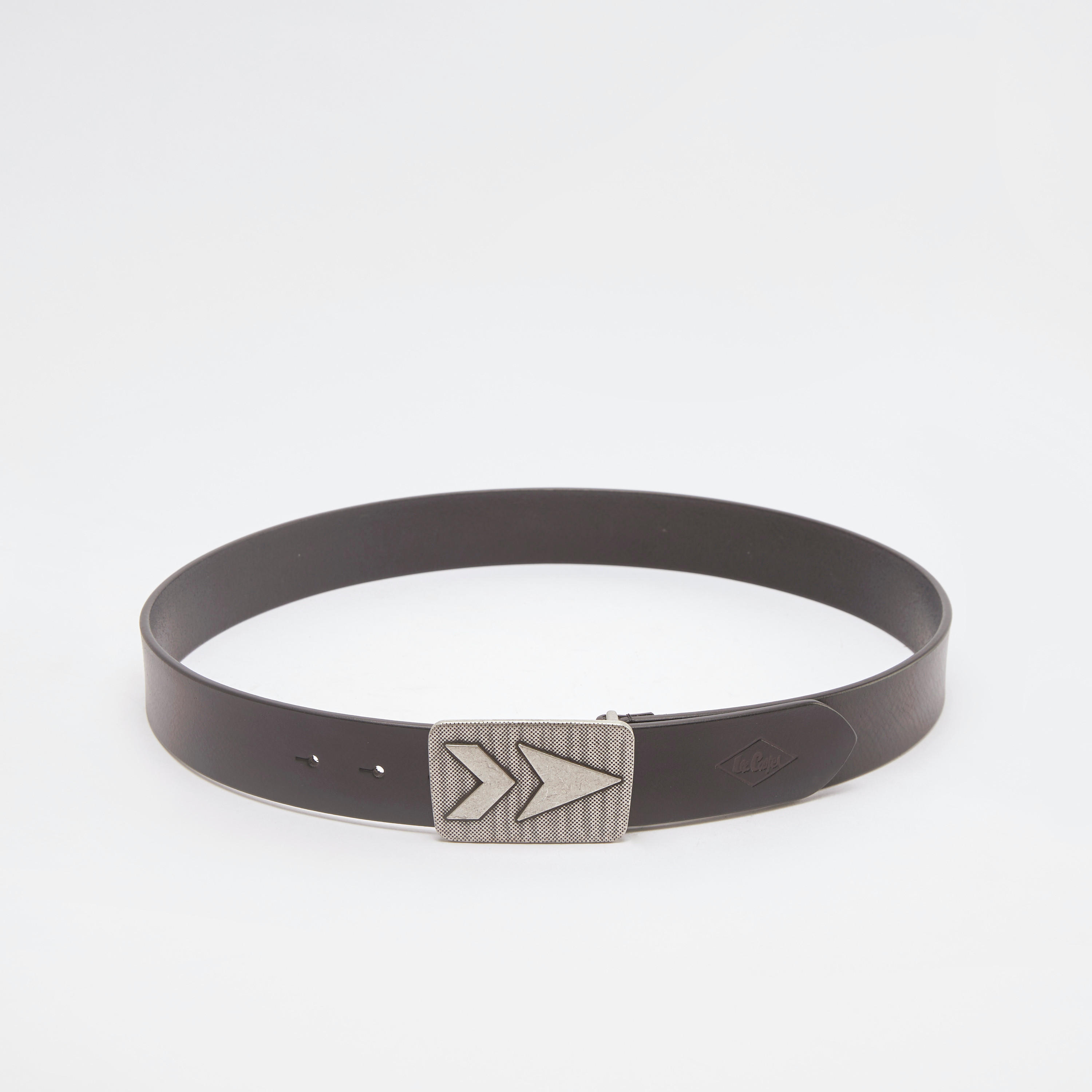 حزام سادة بإبزيم إغلاق من لي كوبر-men-beltsandwallets-belts-image-2