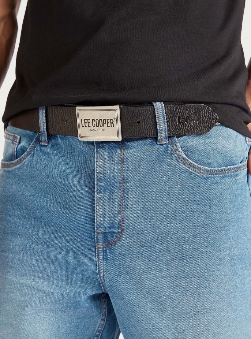 حزام بارز الملمس بإبزيم إغلاق من لي كوبر-men-beltsandwallets-belts-image-2