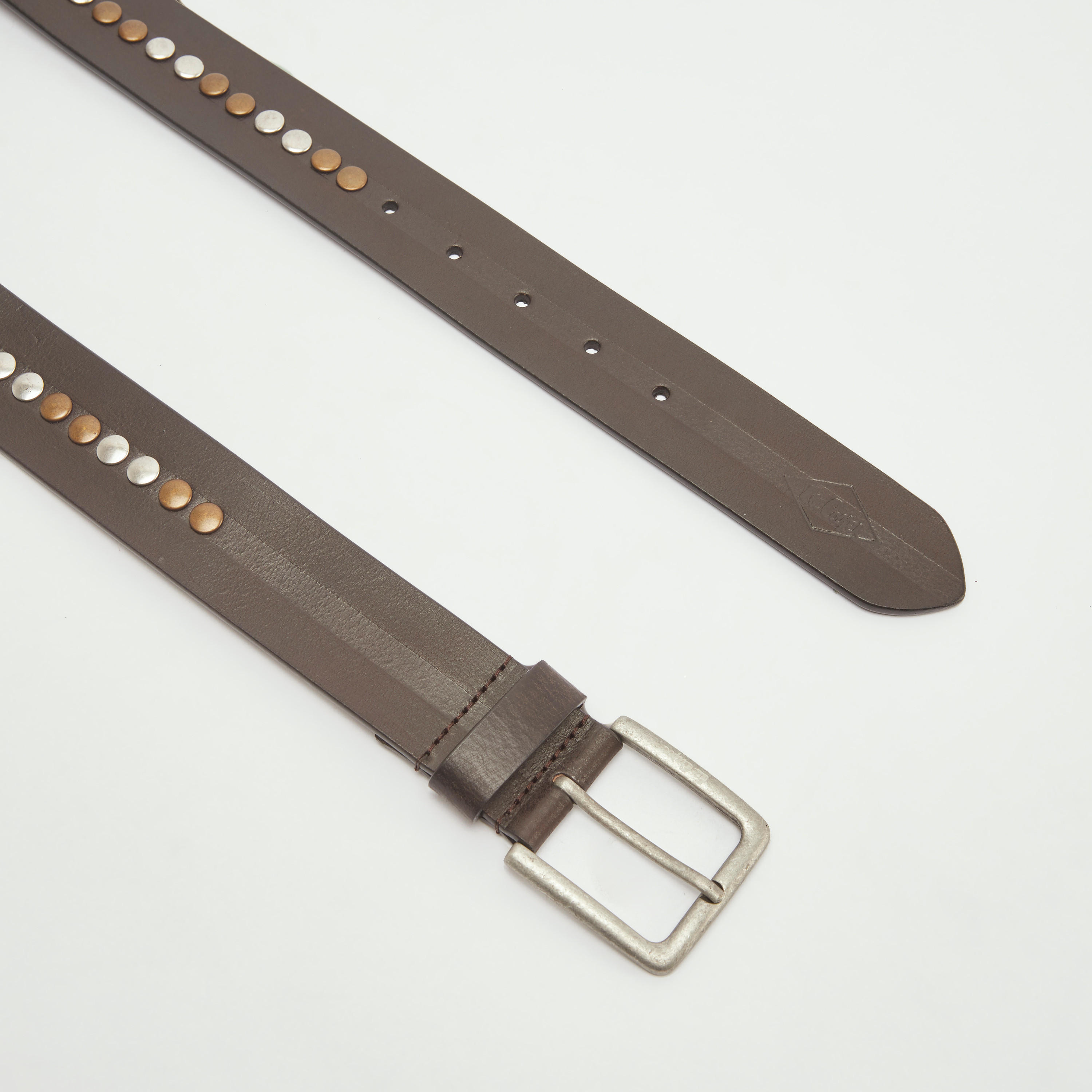حزام مرصّع بإبزيم بدبّوس إغلاق من لي كوبر-men-beltsandwallets-belts-image-2