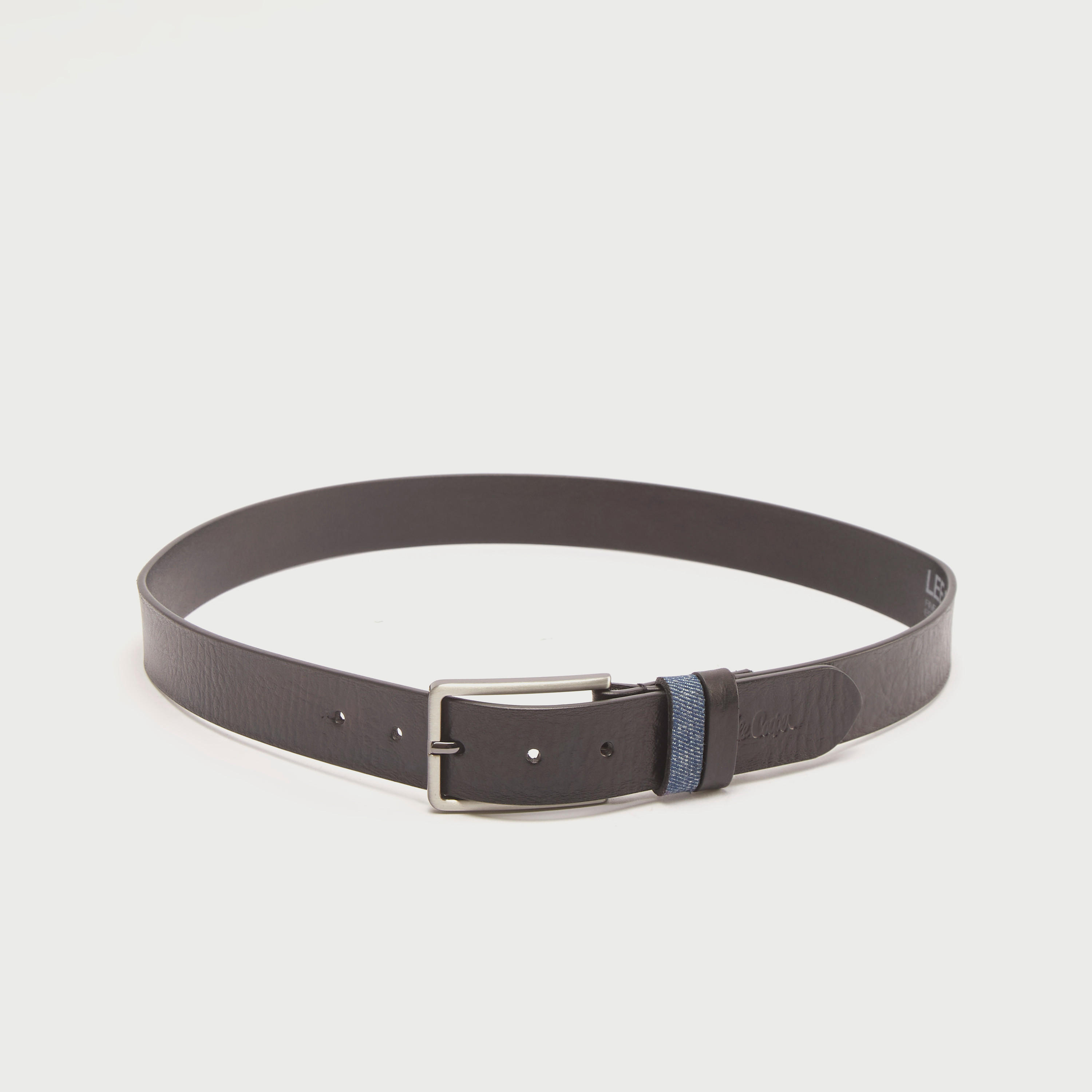 حزام بارز الملمس بإبزيم بدبوس إغلاق من لي كوبر-men-beltsandwallets-belts-image-2
