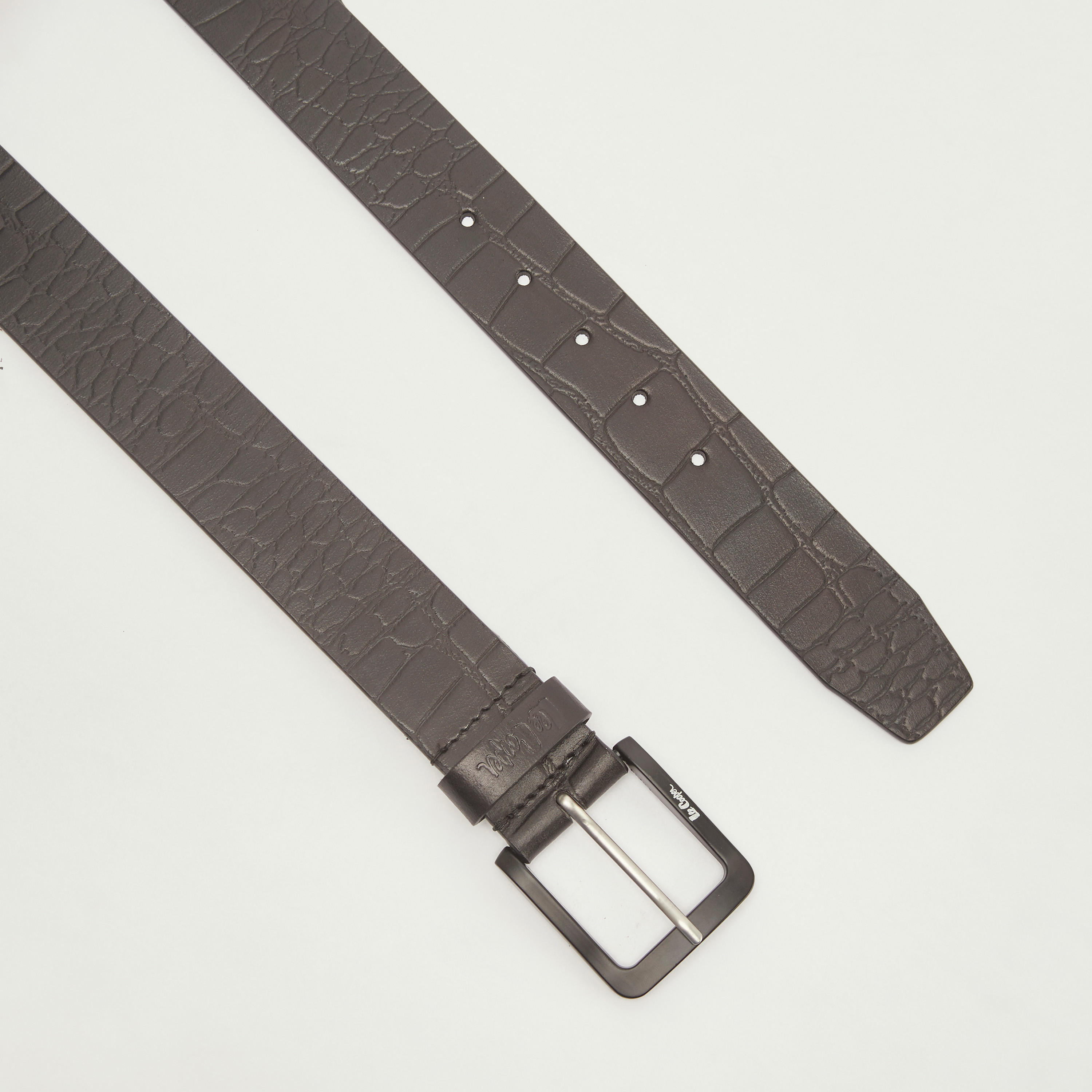 Lee Cooper Textured Waist Belt with Pin Buckle Closure-men-beltsandwallets-belts-image-4