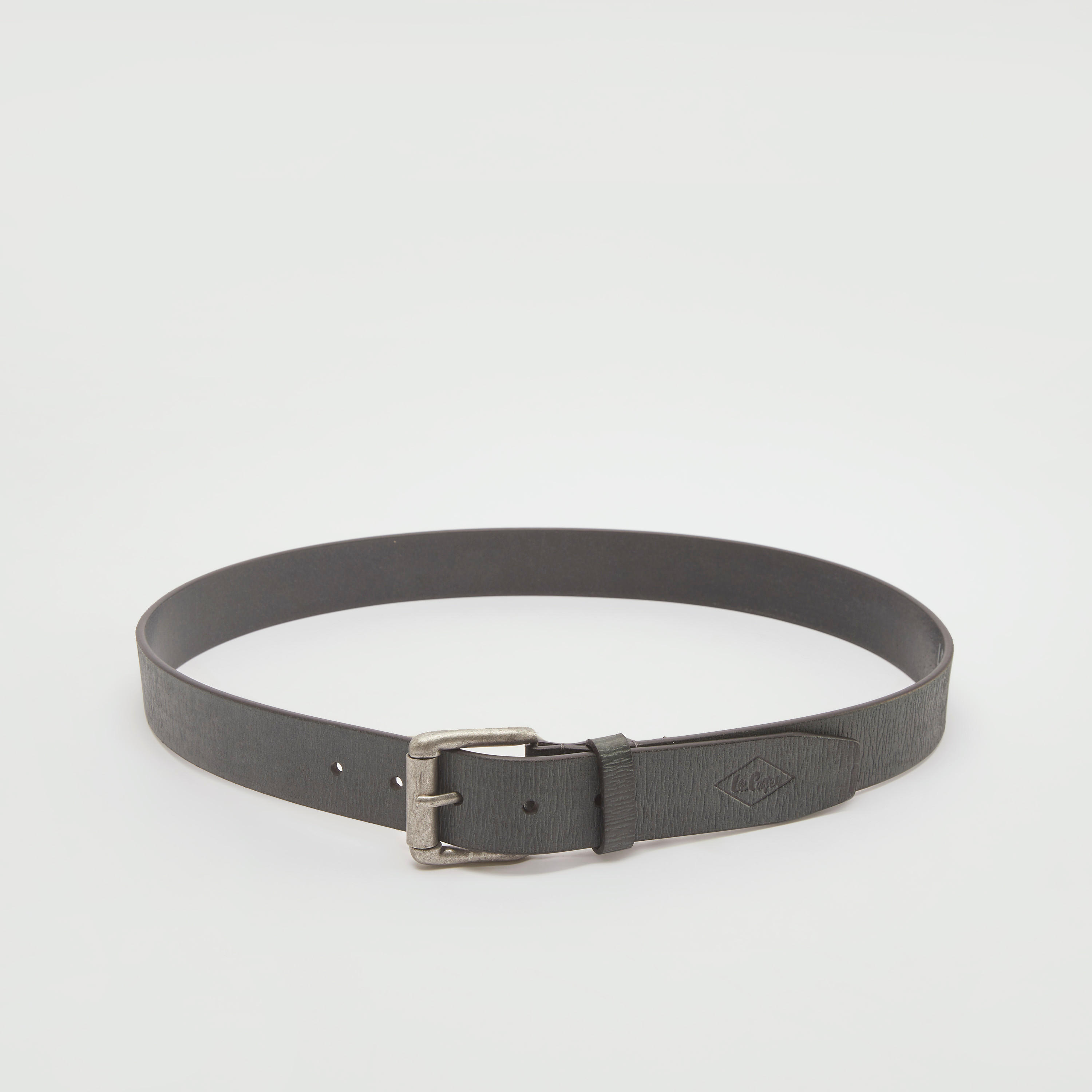 حزام بارز الملمس بإبزيم بدبوس إغلاق من لي كوبر-men-beltsandwallets-belts-image-3