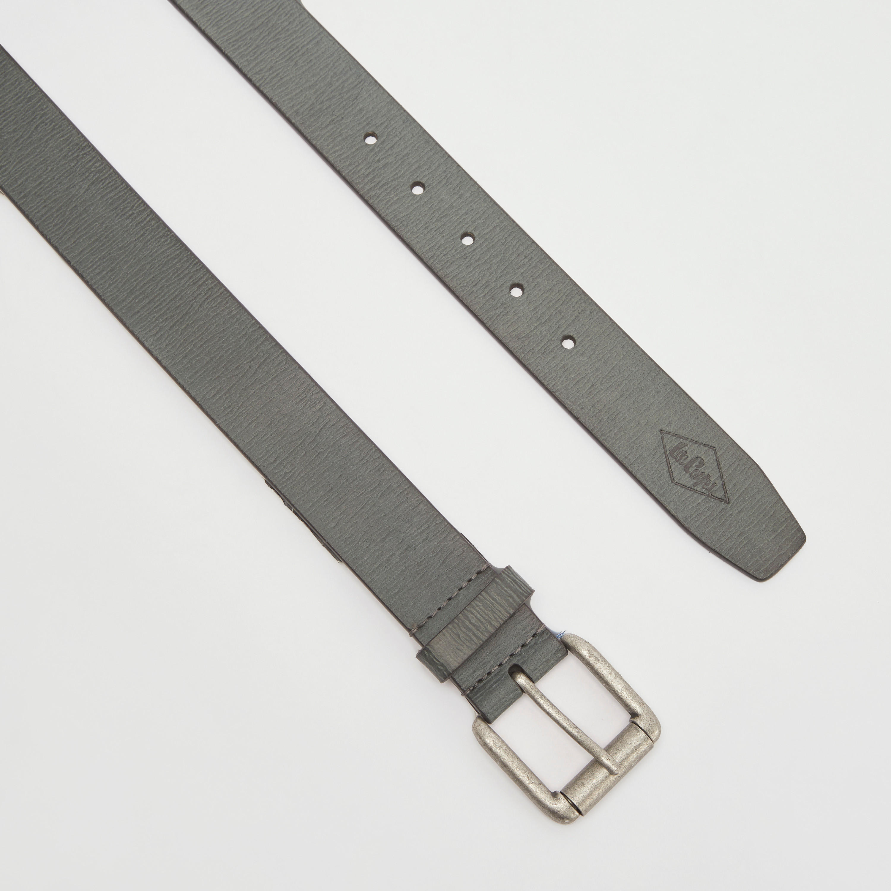 حزام بارز الملمس بإبزيم بدبوس إغلاق من لي كوبر-men-beltsandwallets-belts-image-4