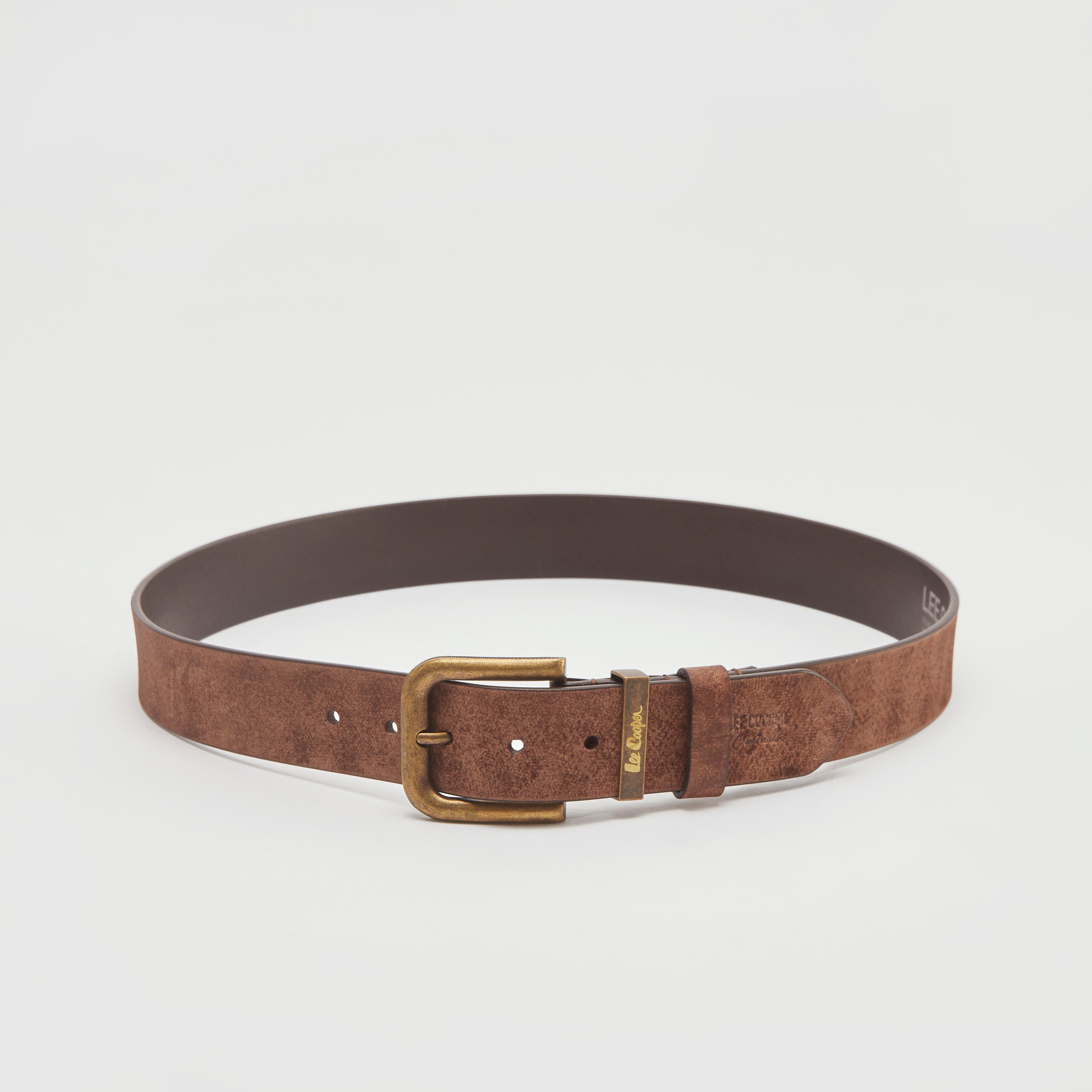 Lee Cooper Textured Waist Belt with Pin Buckle Closure-men-beltsandwallets-belts-image-3