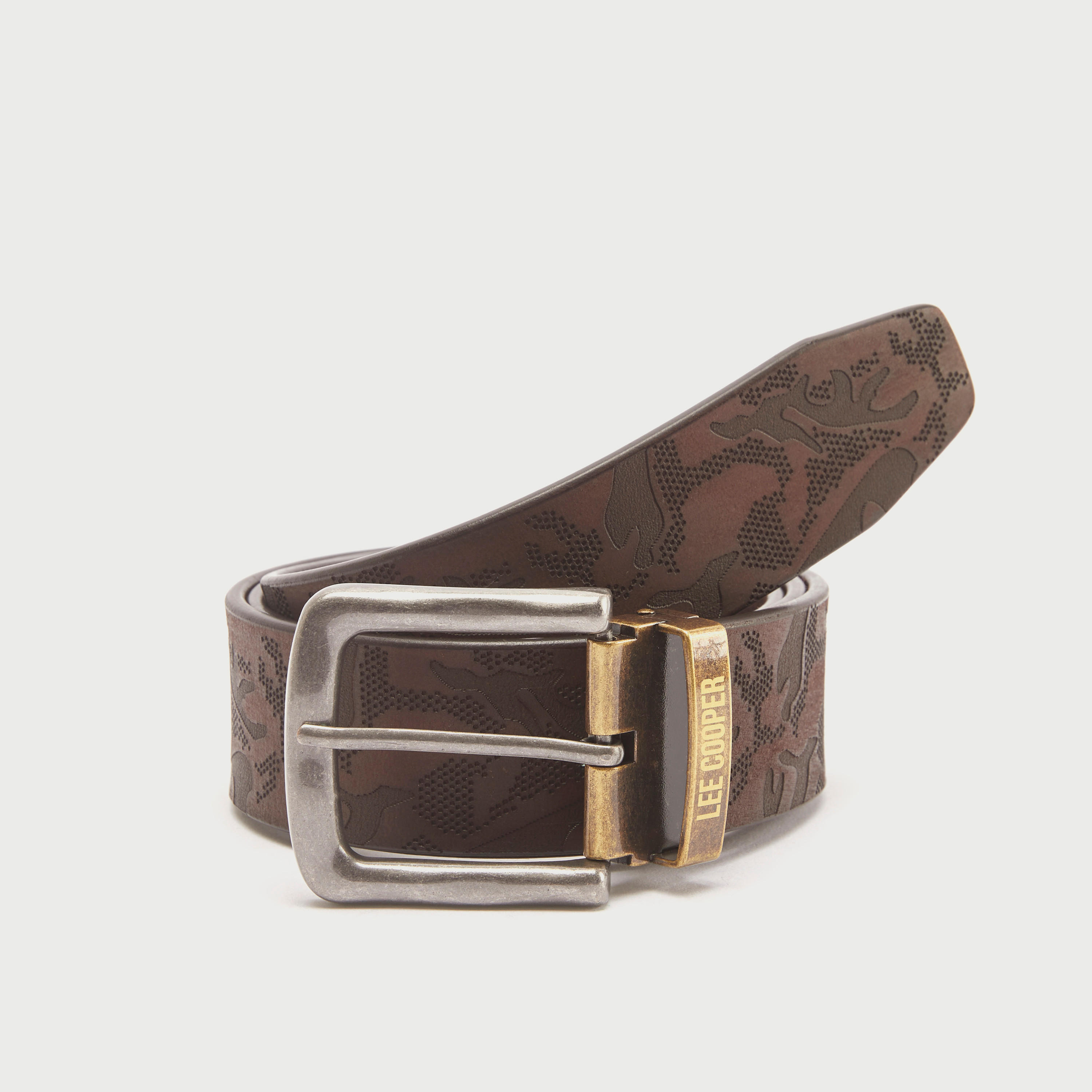 حزام بارز الملمس بإبزيم بدبوس إغلاق من لي كوبر-men-beltsandwallets-belts-image-1