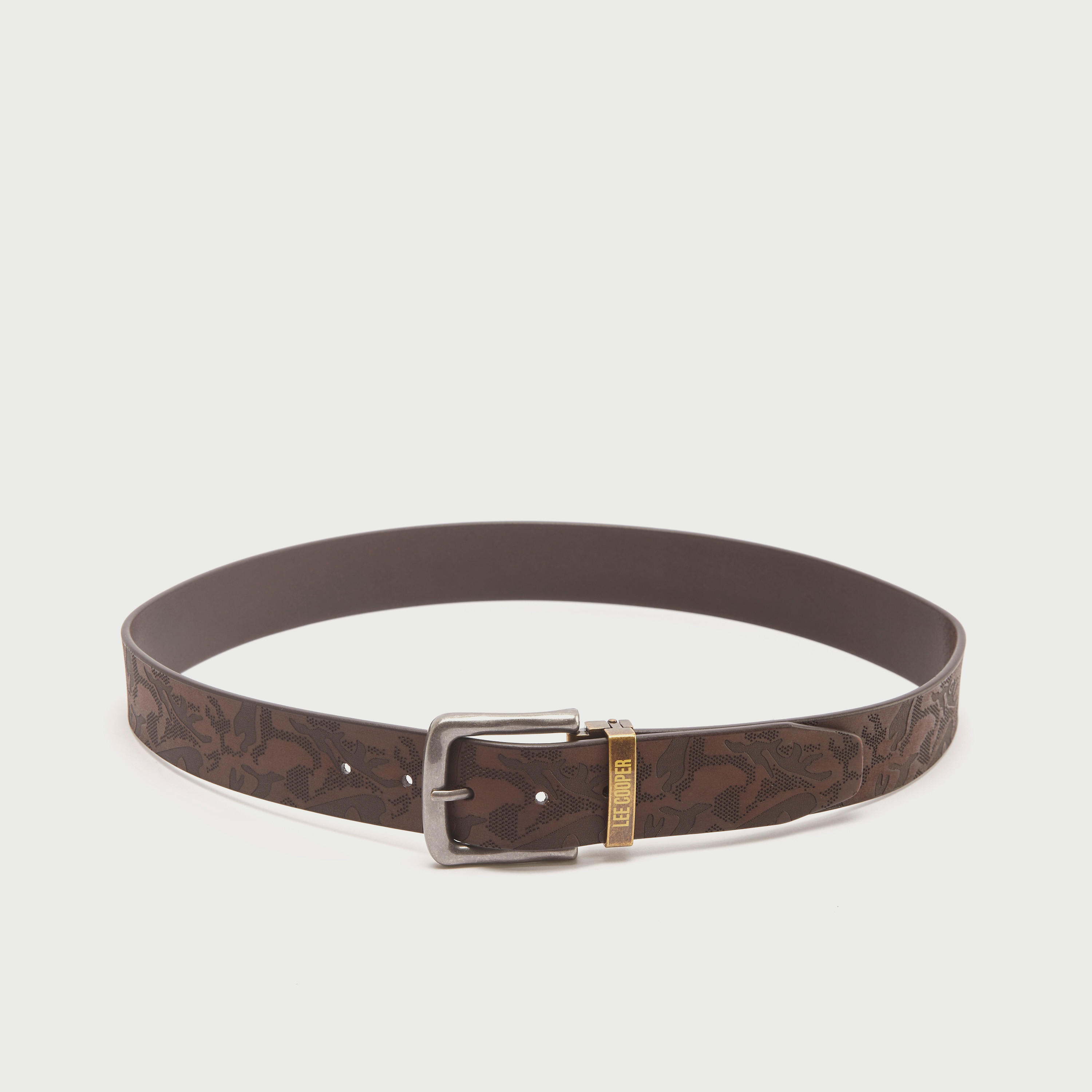 حزام بارز الملمس بإبزيم بدبوس إغلاق من لي كوبر-men-beltsandwallets-belts-image-3