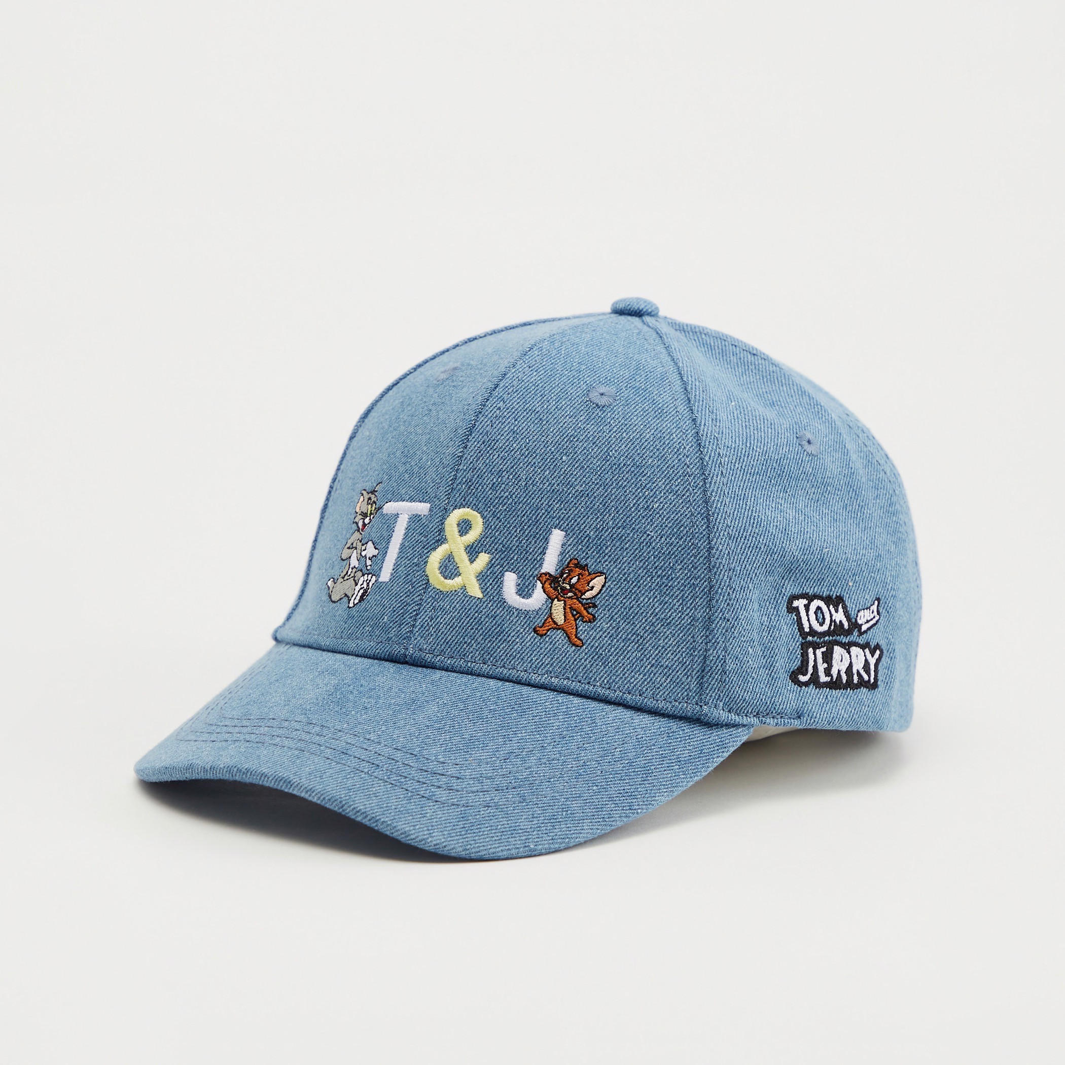 كاب بتطريز توم أند جيري وشريط إغلاق لاصق-men-caps-image-5