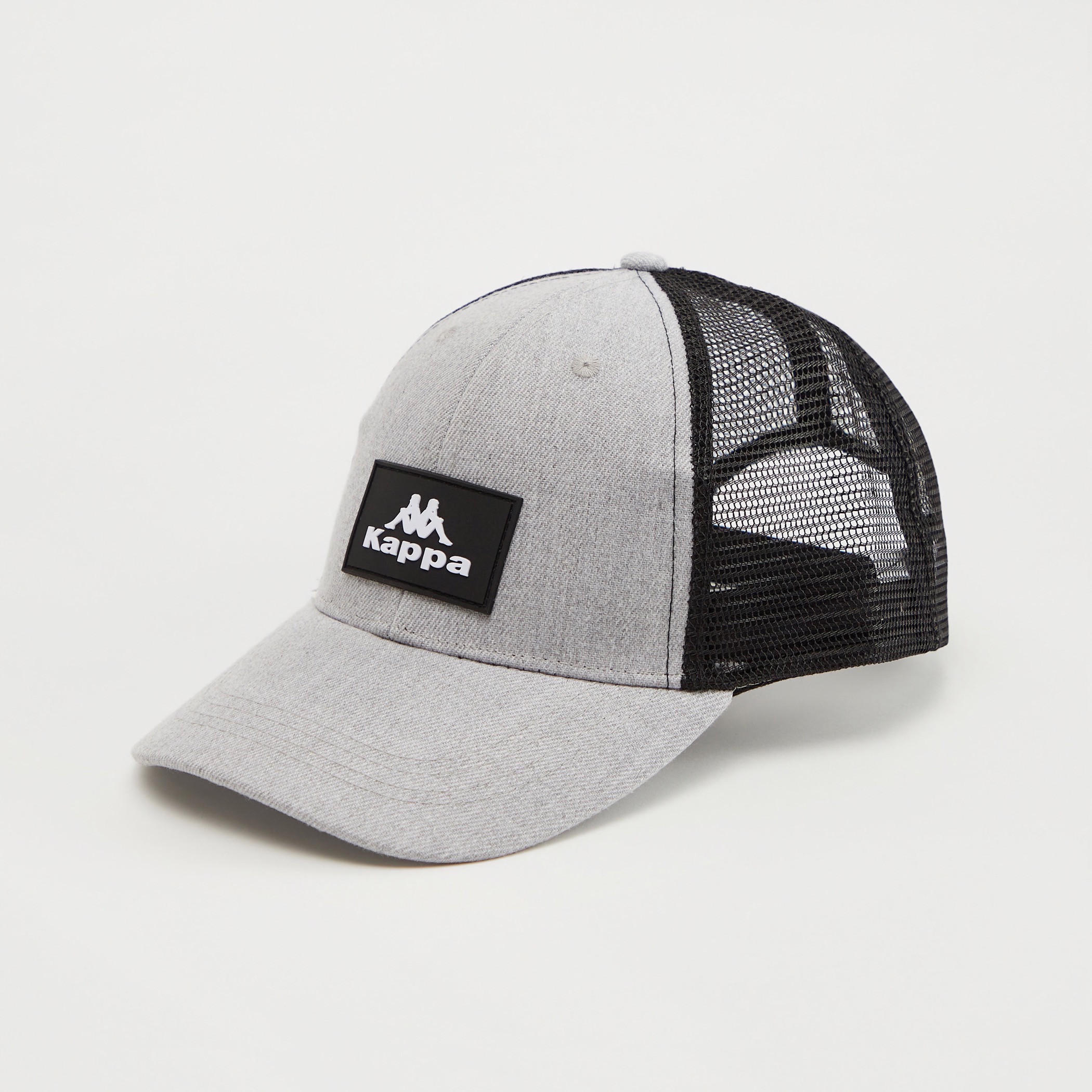 Kappa Textured Cap with Mesh Panels and Snap Back Closure-men-caps-image-1