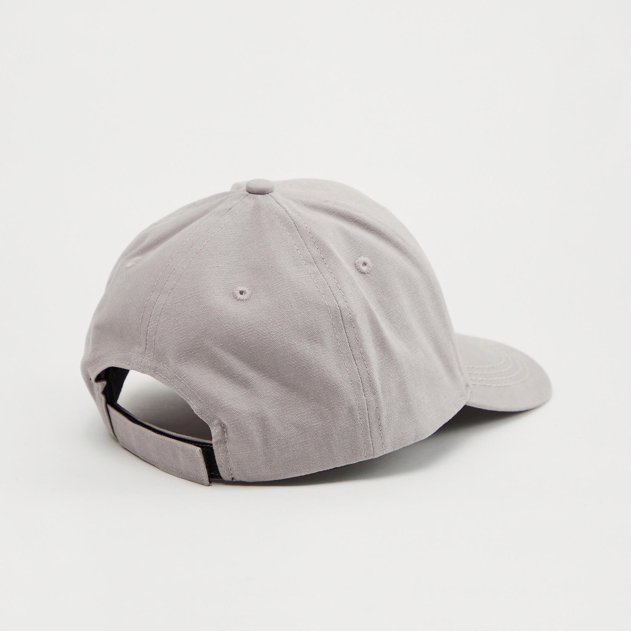 Kappa Embroidered Cap with and Hook and Loop Strap Closure-men-caps-image-4
