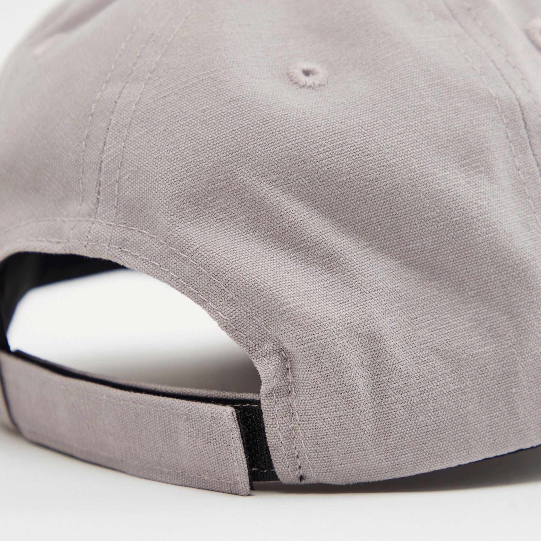 Kappa Embroidered Cap with and Hook and Loop Strap Closure-men-caps-image-5