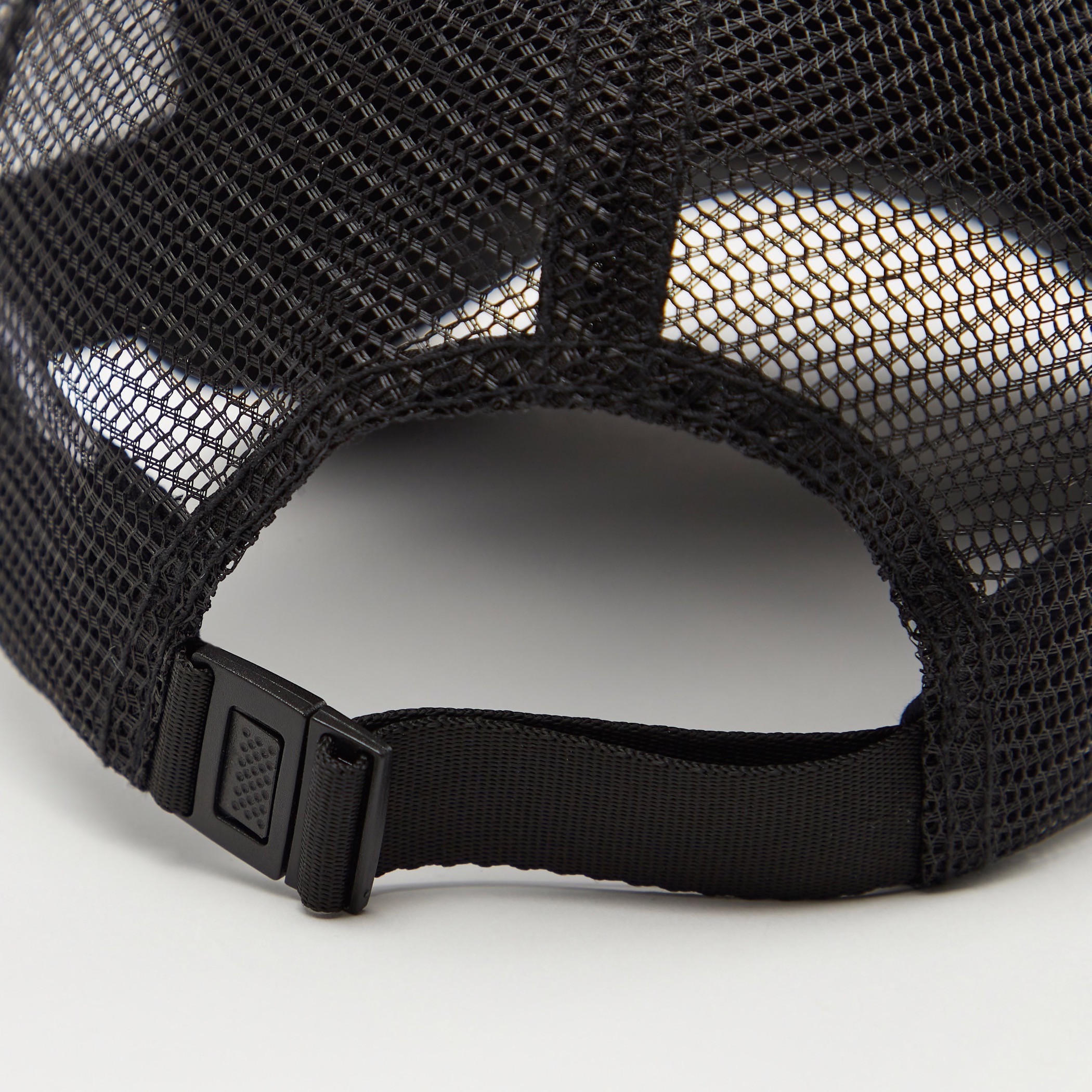 Kappa Embroidered Cap with Mesh Panels and Clip-On Closure-men-caps-image-5