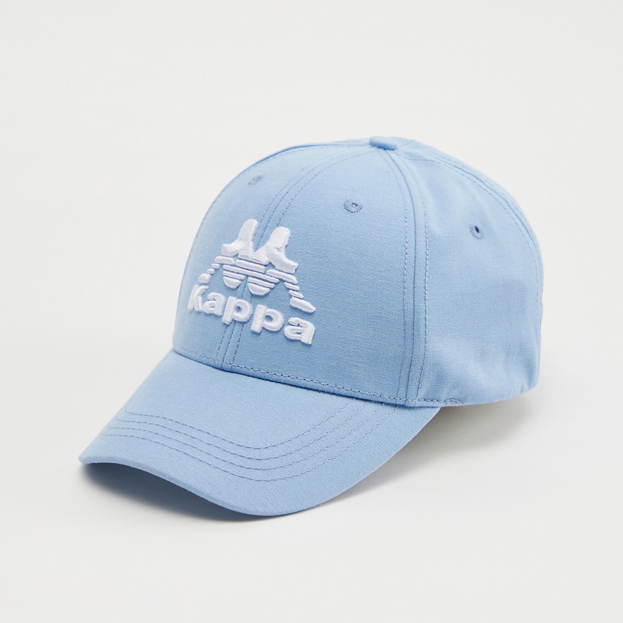 Kappa Logo Embroidered Cap with Eyelets and Buckled Strap Closure-men-caps-image-1