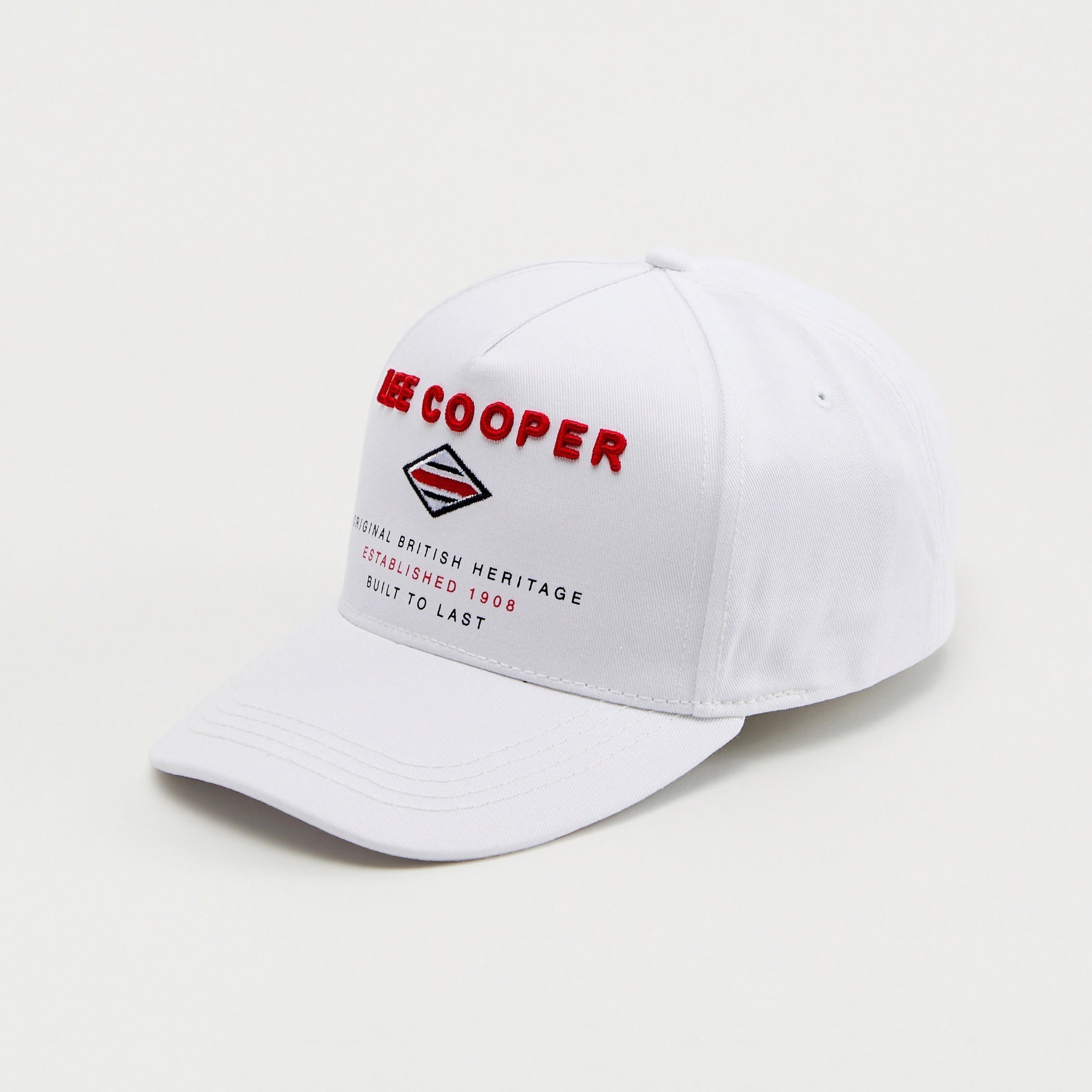 Lee Cooper Embroidered Cap with Buckled Strap Closure-men-caps-image-1