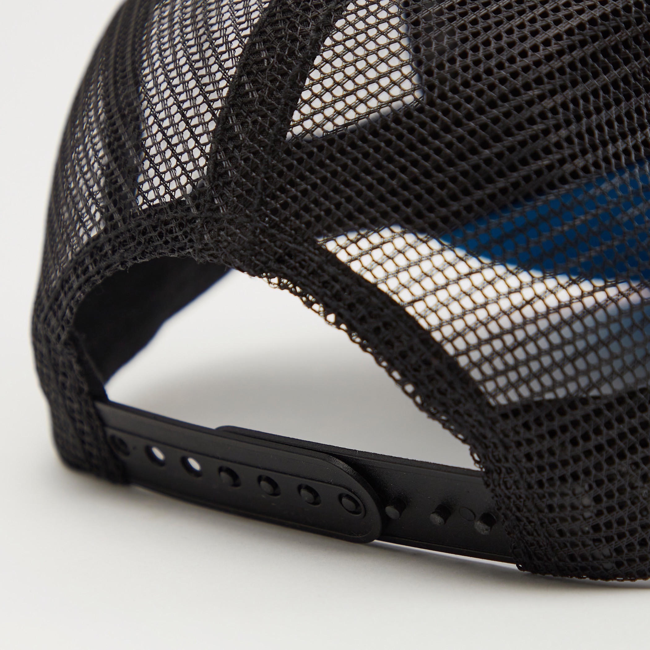 Applique Detail Cap with Mesh and Snap Back Closure-men-caps-image-5