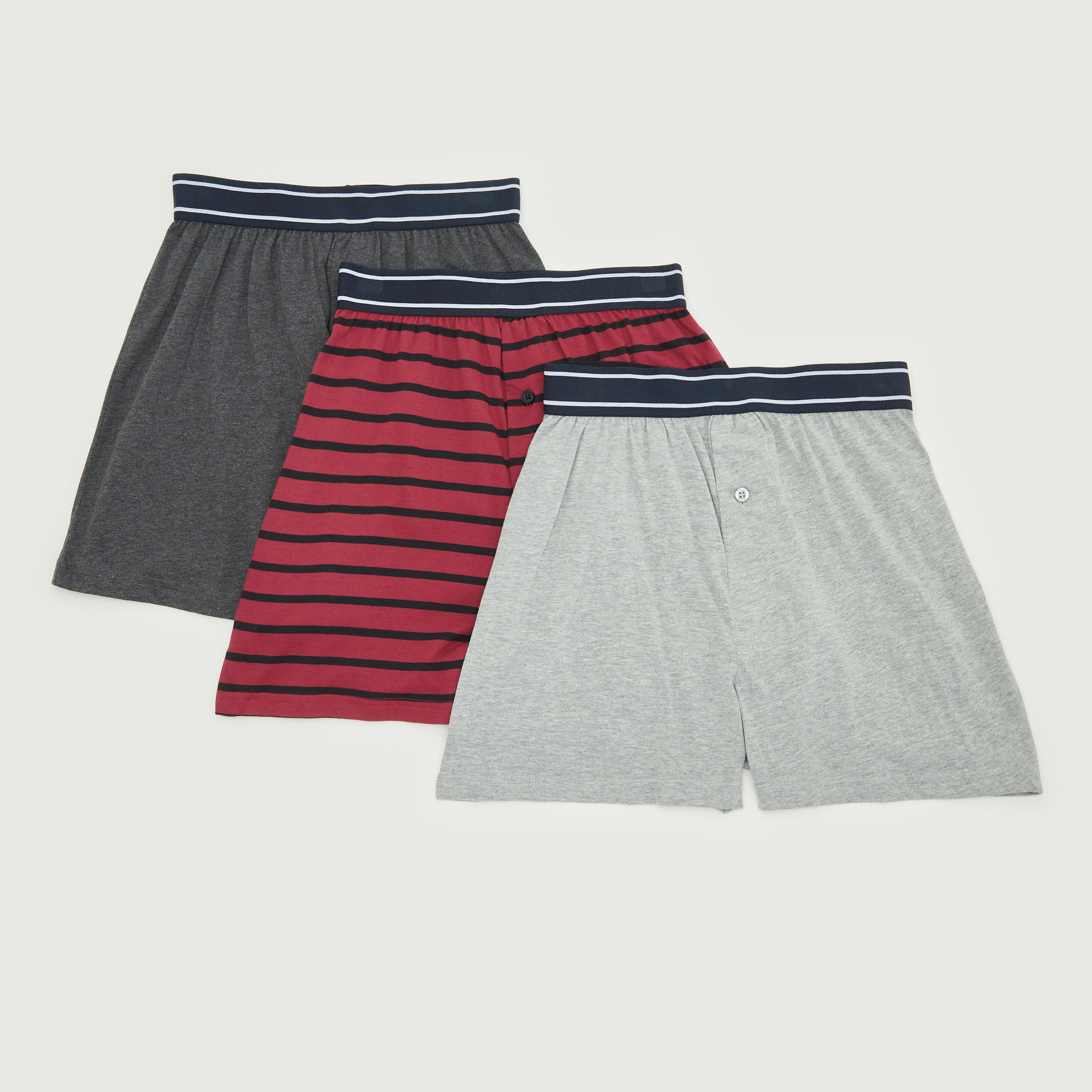 شورتات بوكسر متنوعة بخصر مطّاطي - طقم من 3-men-clothing-innerwear-underwear-image-1