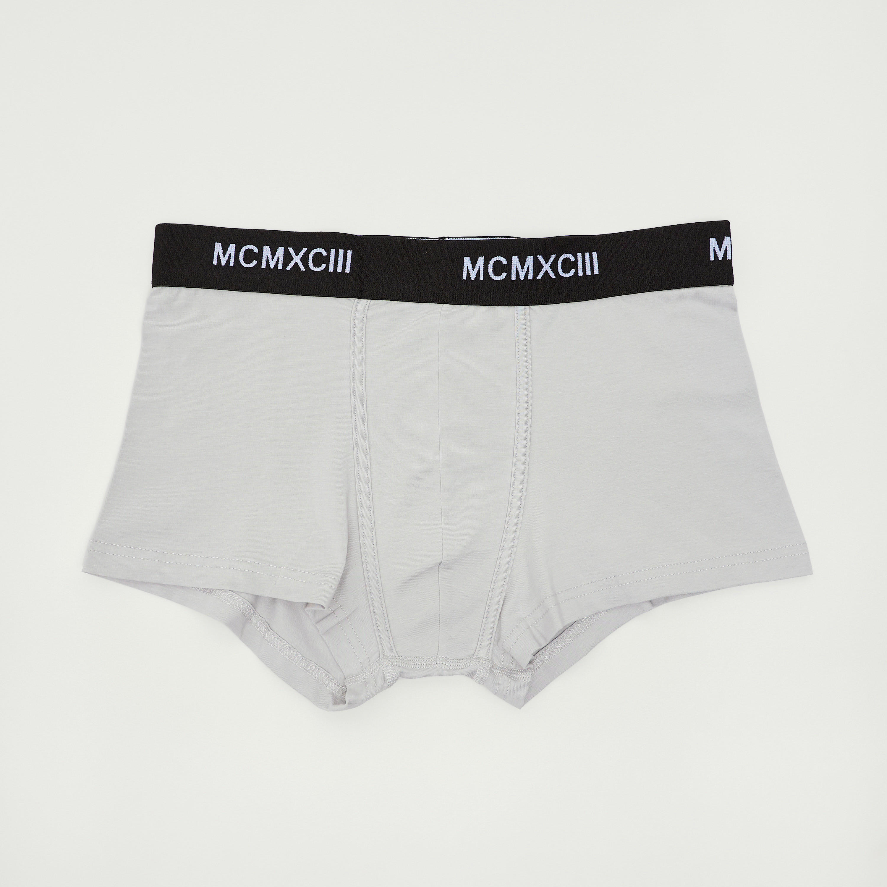 طقم شورتات ترانك داخليّة سادة بخصر مطاطي -  3 قطع-men-clothing-innerwear-underwear-image-2