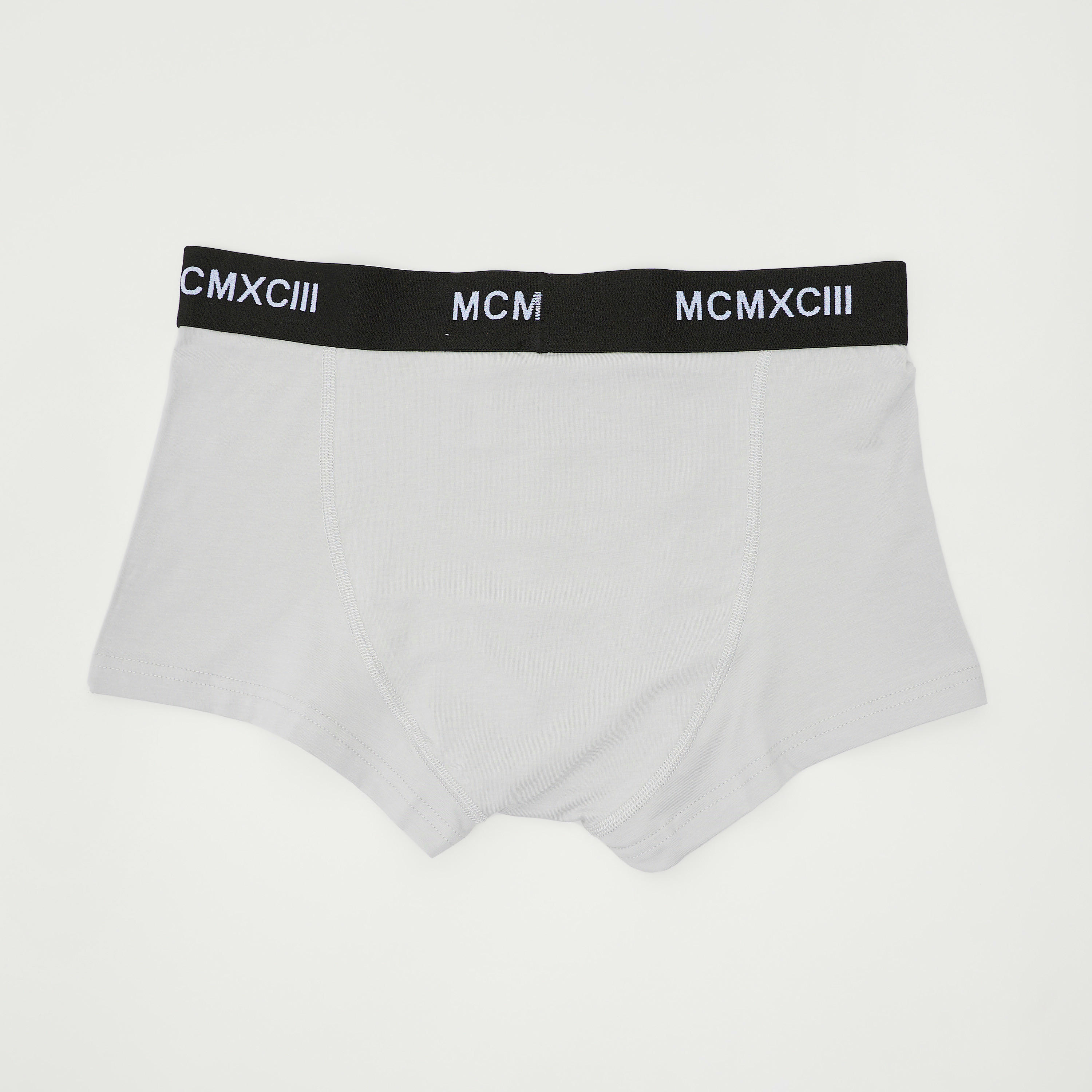 طقم شورتات ترانك داخليّة سادة بخصر مطاطي -  3 قطع-men-clothing-innerwear-underwear-image-1