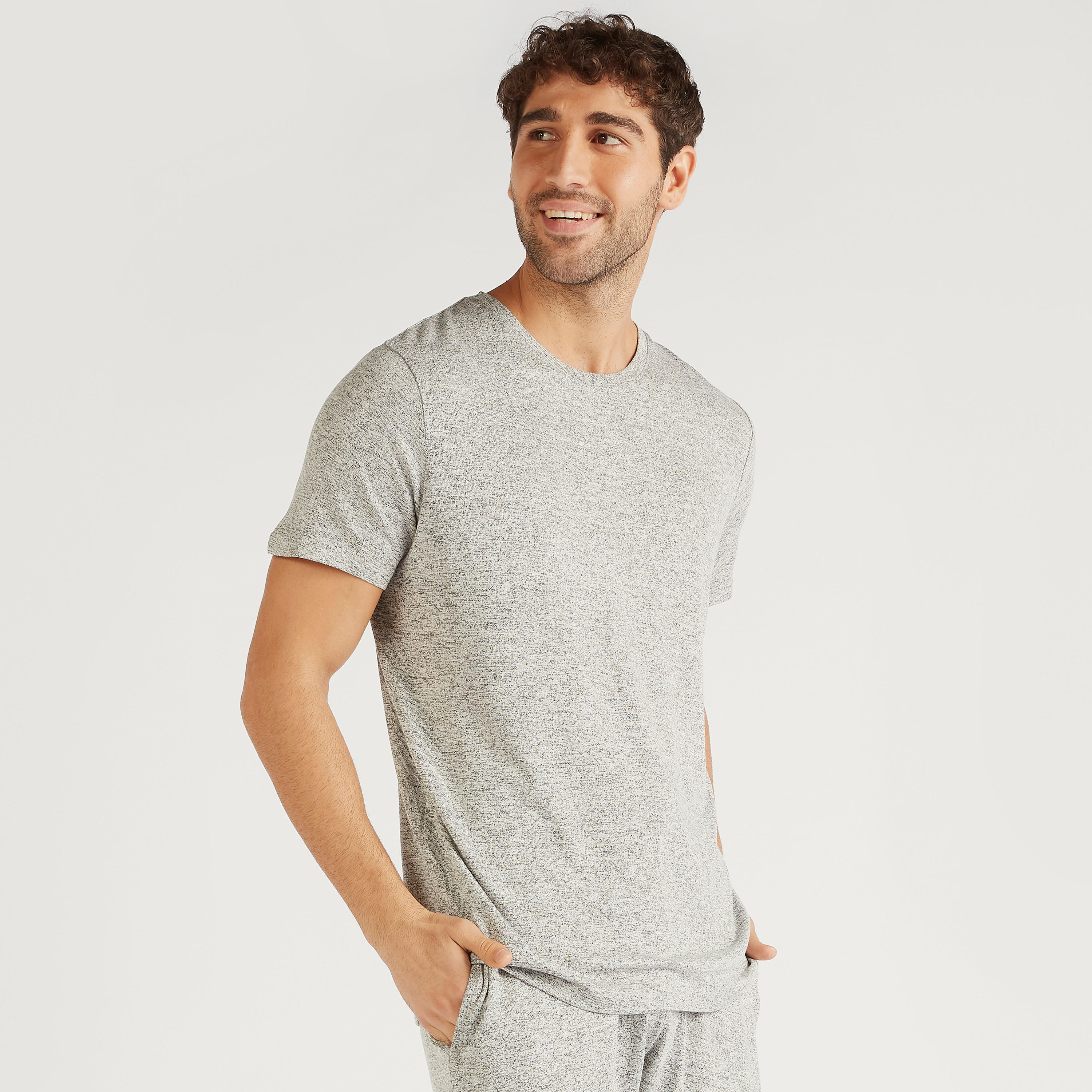 Solid Crew Neck T-shirt and Pyjama Set-men-clothing-nightwear-sets-image-3