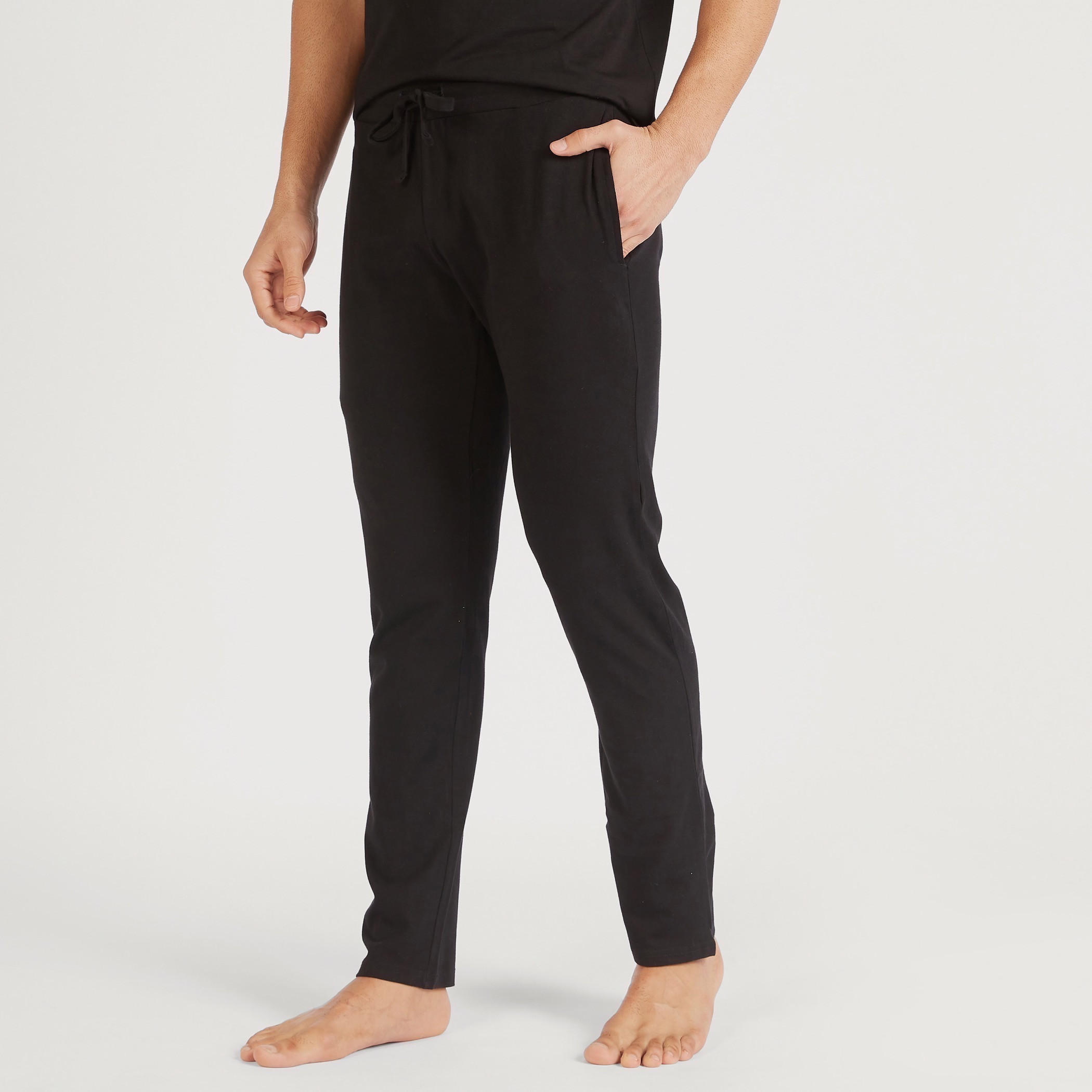 Solid Crew Neck T-shirt and Full Length Pyjama Set-men-clothing-nightwear-sets-image-4