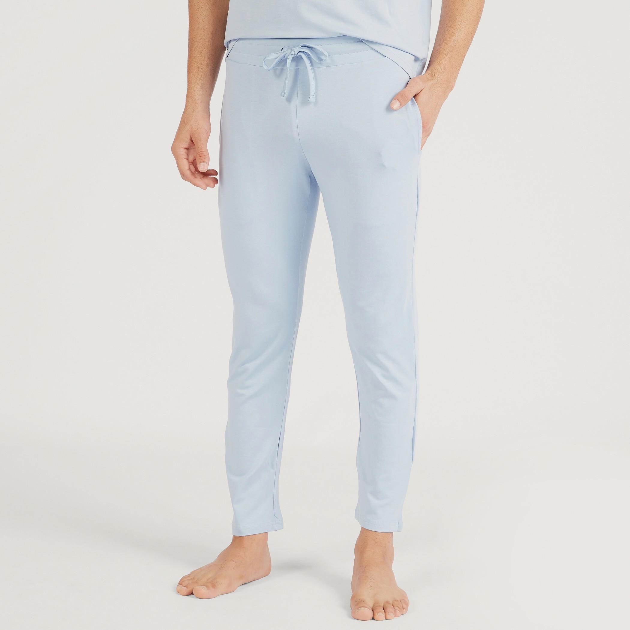 Solid Crew Neck T-shirt and Full Length Pyjama Set-men-clothing-nightwear-sets-image-3