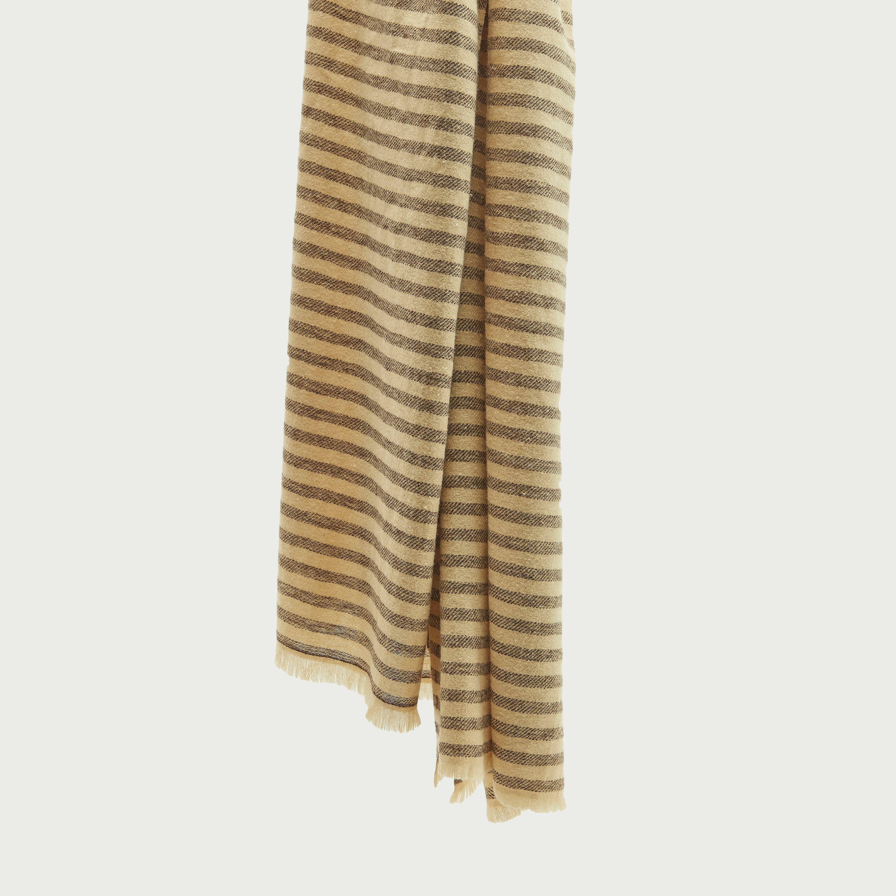 Striped Scarf with Fringed Edges-men-scarvesandgloves-image-1
