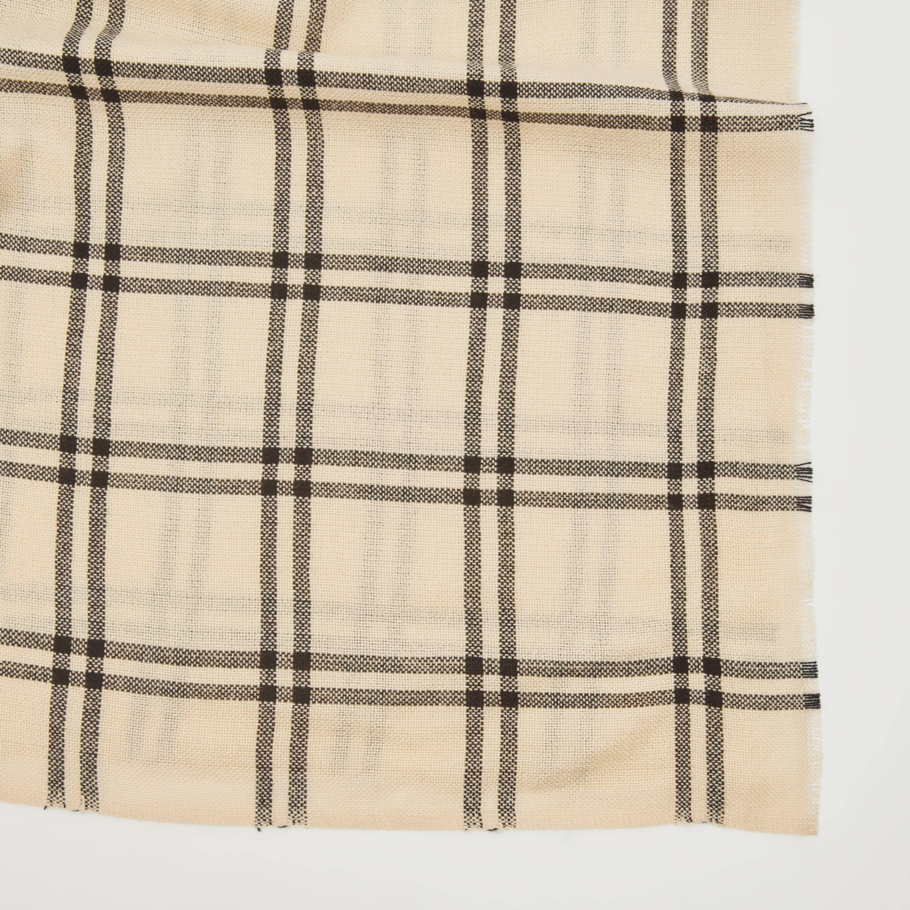 Checked Print Scarf with Fringes-men-scarvesandgloves-image-3