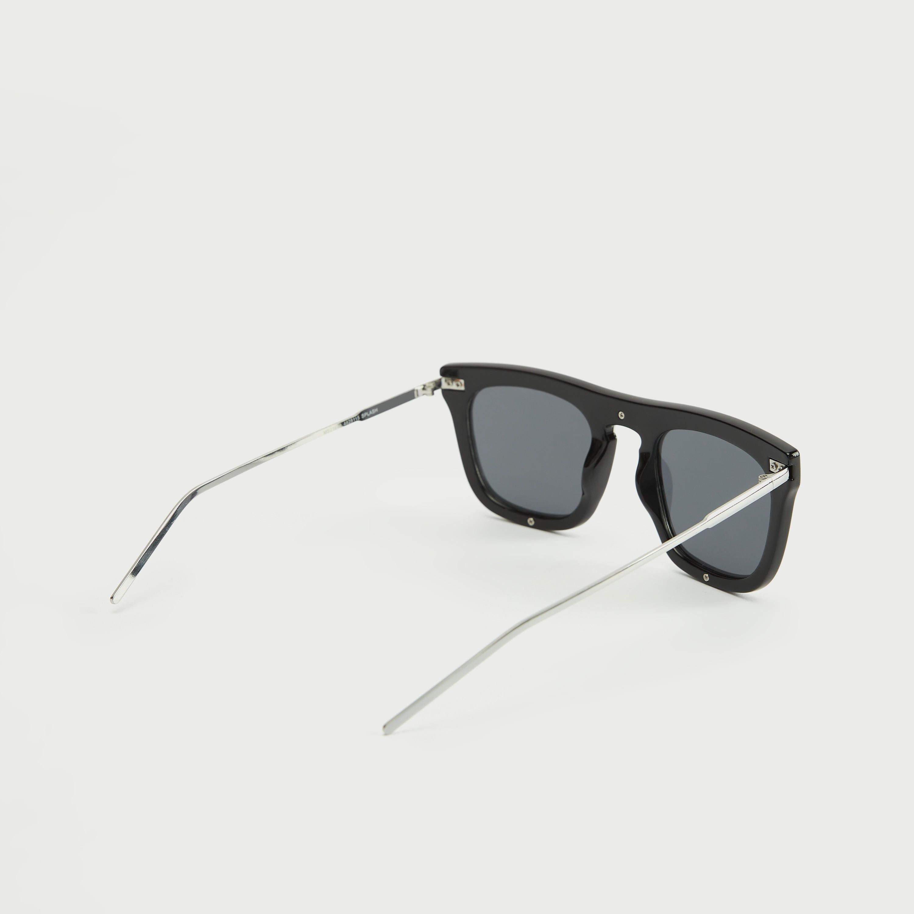 Checked Rim Wayfarer Sunglasses with Nose Pads-men-sunglasses-image-3