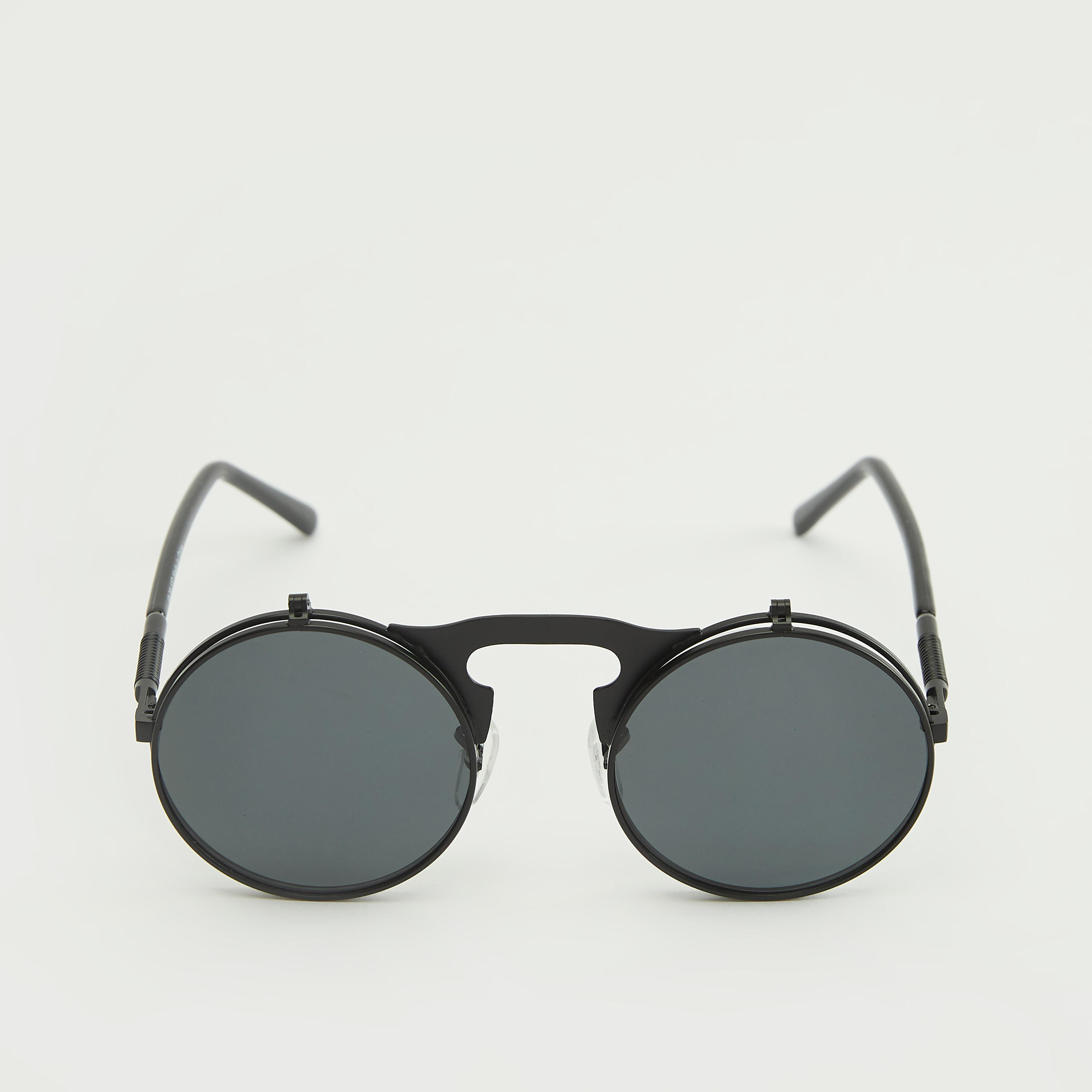نظّارة شمسية بإطار مستدير ووسادات أنف-men-sunglasses-image-5