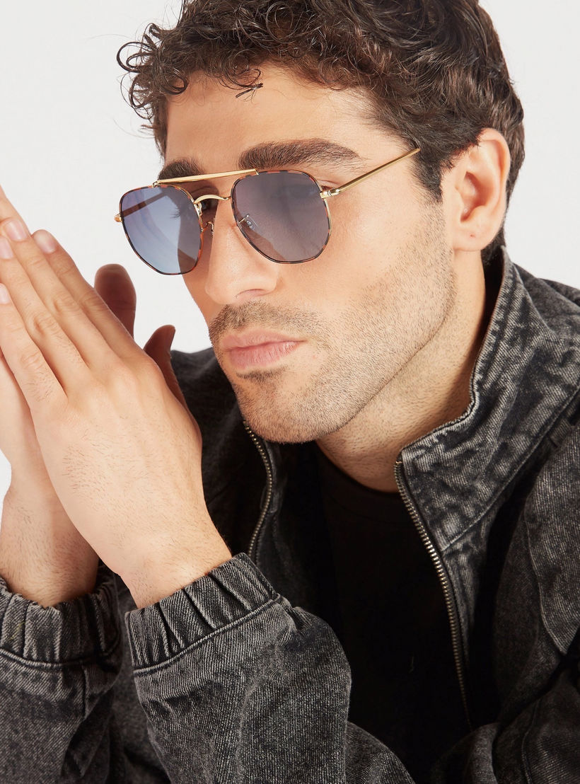 نظّارة شمسية أفياتور بإطار بطبعات حيوانات ووسادات أنف-men-sunglasses-image-2