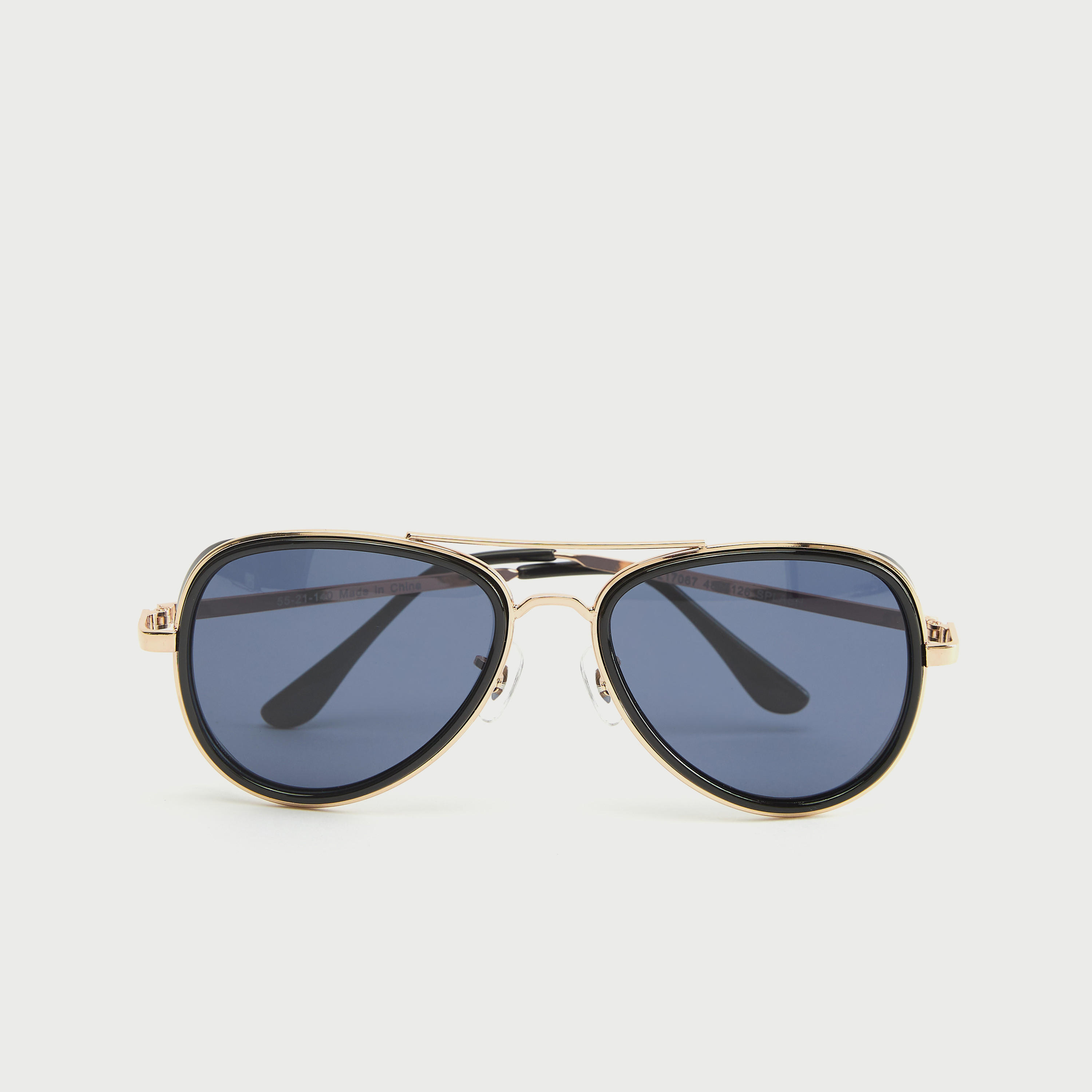 نظّارة شمسية أفياتور ملوّنة بإطار كامل ووسادات للأنف-men-sunglasses-image-1