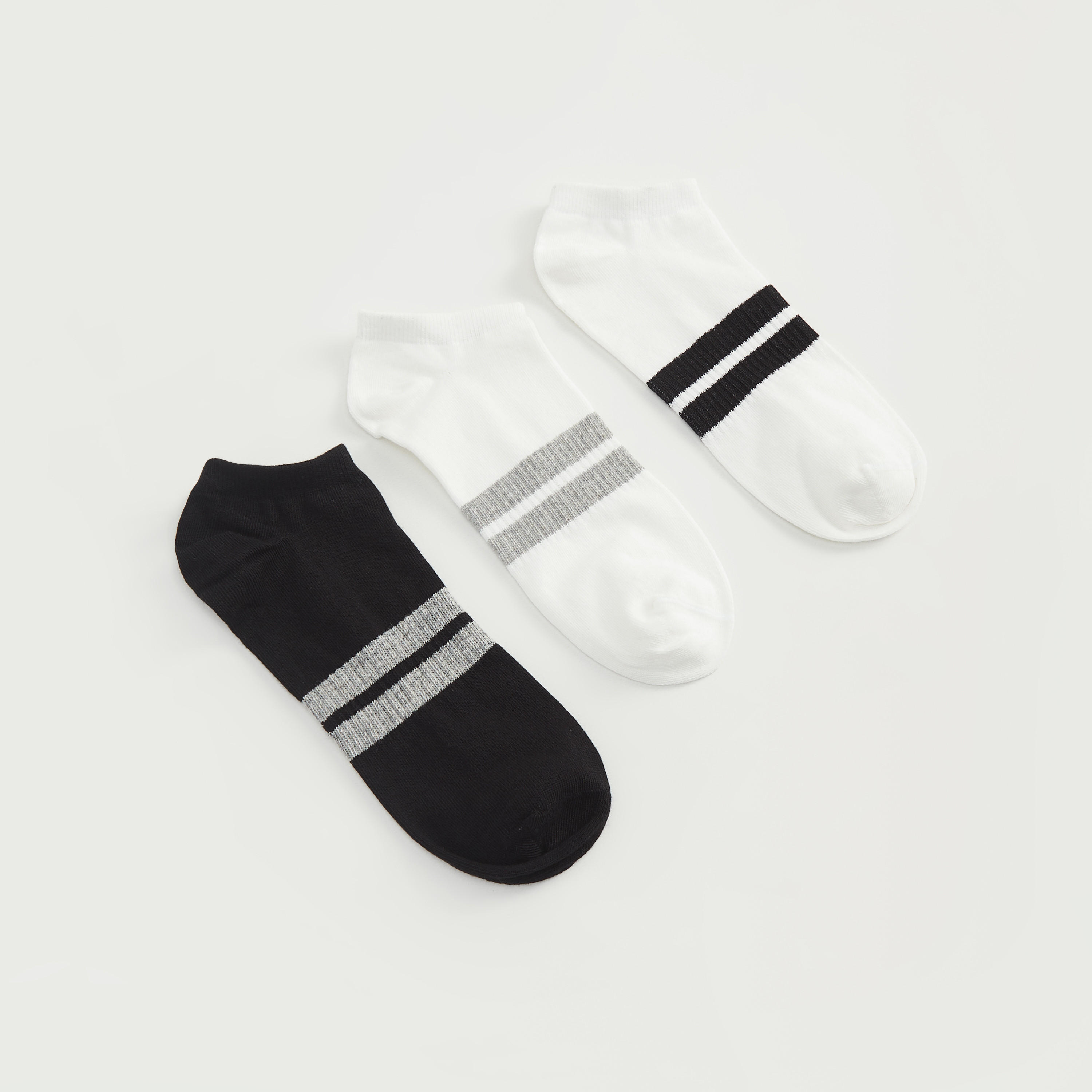 جوارب متنوعة بطول الكاحل - طقم من 3-men-socks-image-4