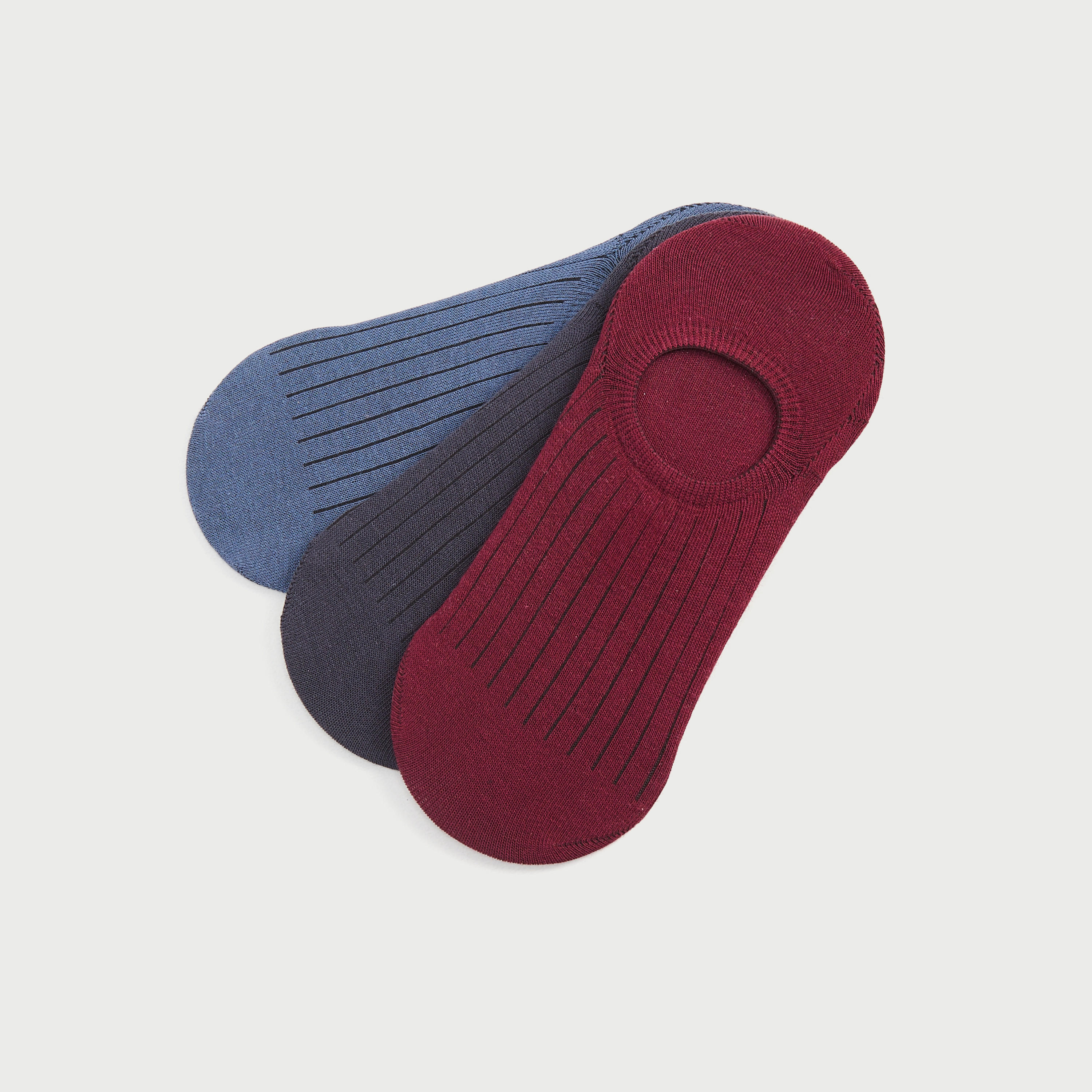 جوارب غير مرئيّة وبارزة الملمس - طقم من 3-men-socks-image-3