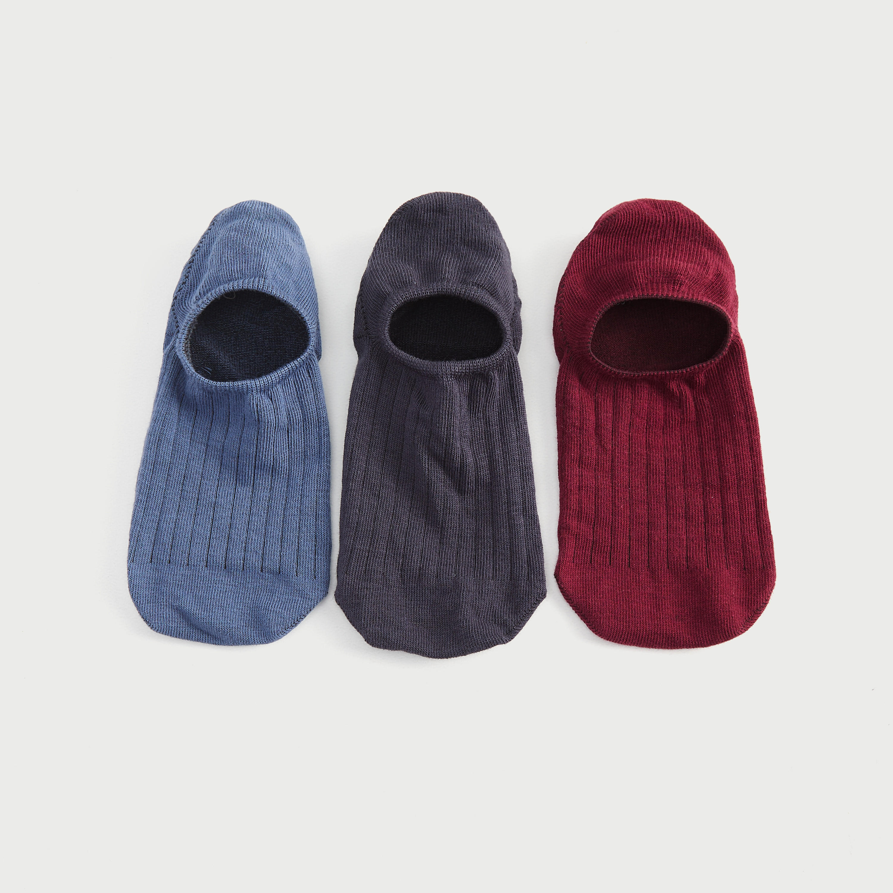 جوارب غير مرئيّة وبارزة الملمس - طقم من 3-men-socks-image-4