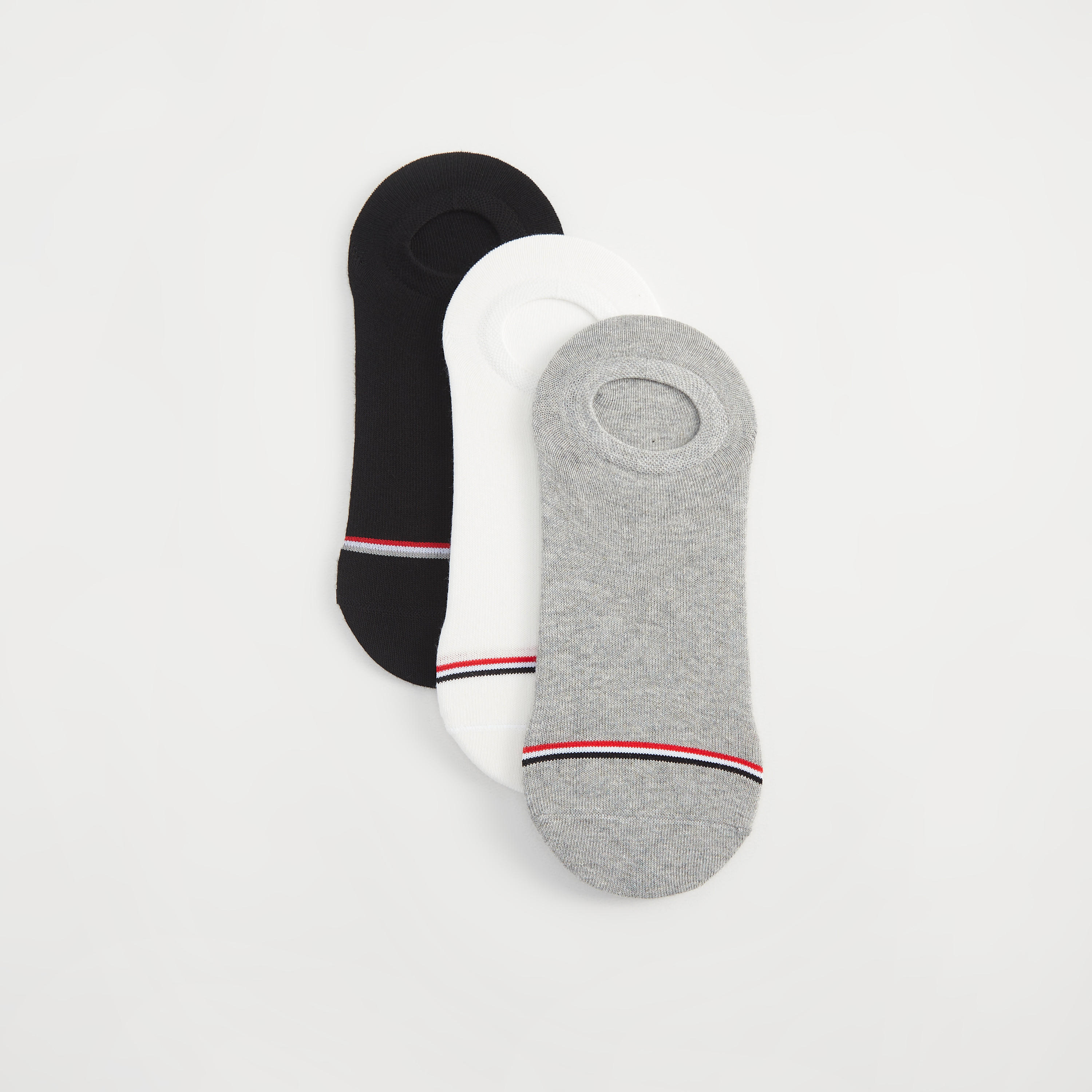 جوارب غير مرئية مخطّطة - طقم من 3-men-socks-image-1