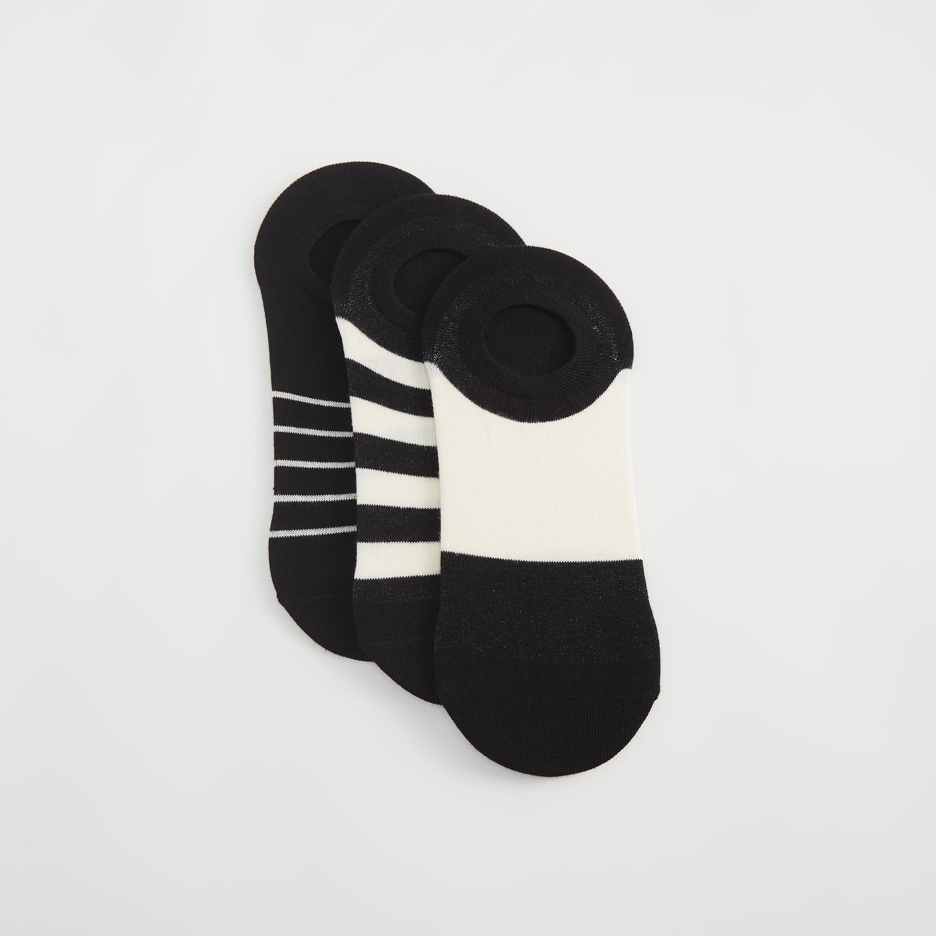 جوارب غير مرئية مخطّطة - طقم من 3-men-socks-image-1