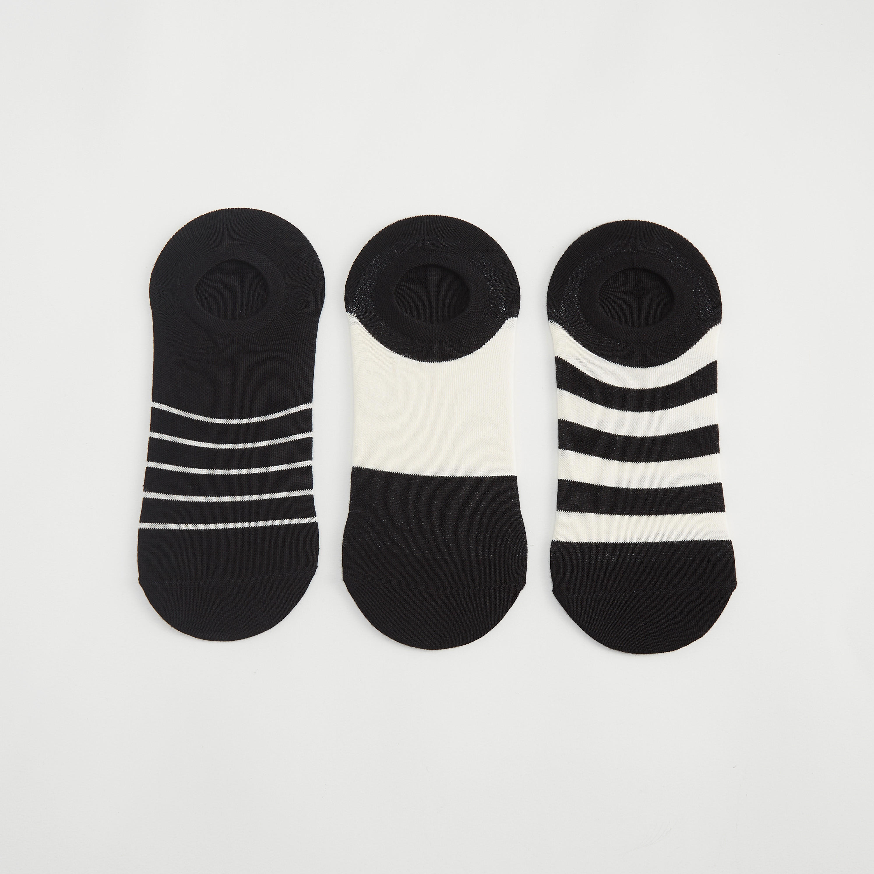 جوارب غير مرئية مخطّطة - طقم من 3-men-socks-image-2