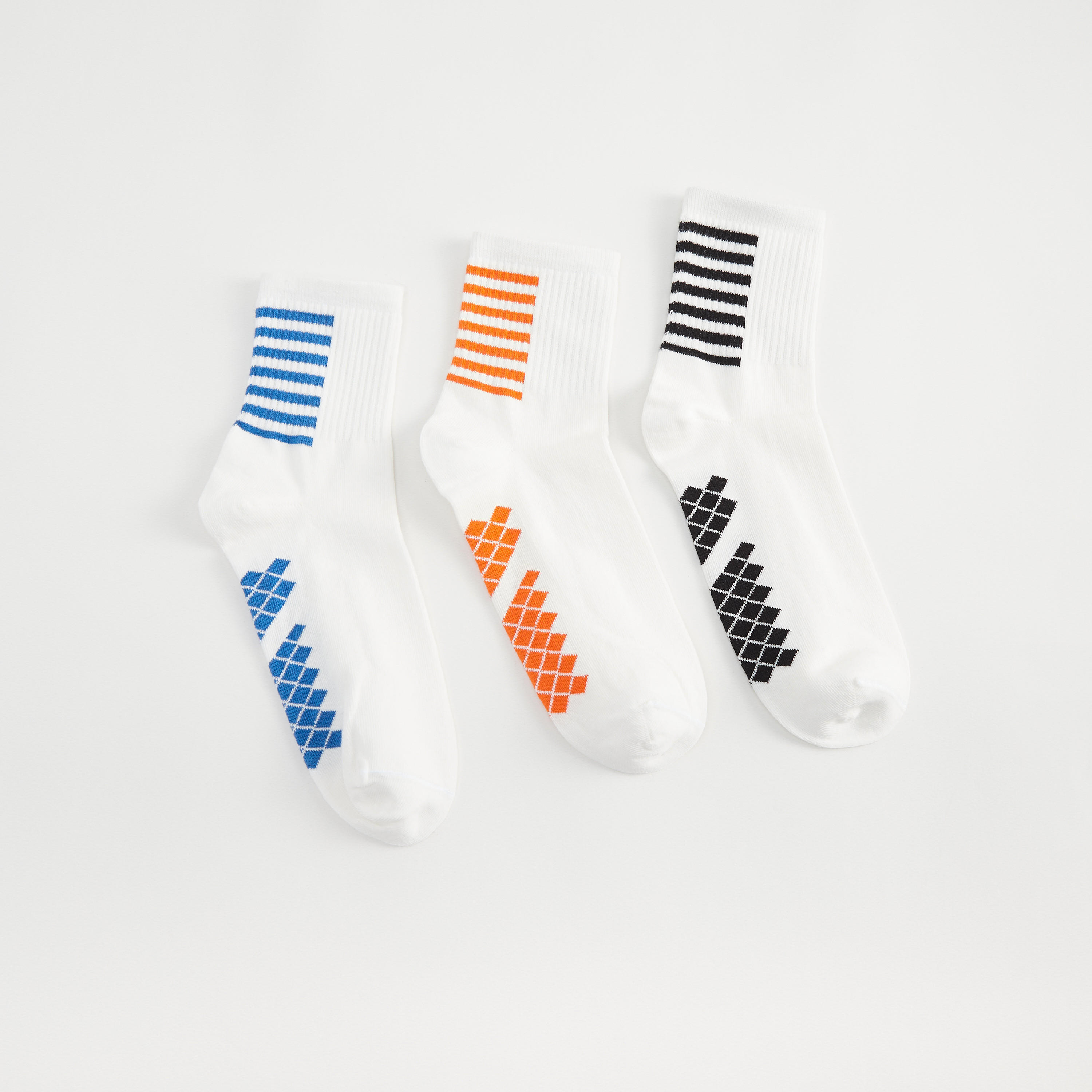 Set of 3 - Printed Calf Length Socks-men-socks-image-1
