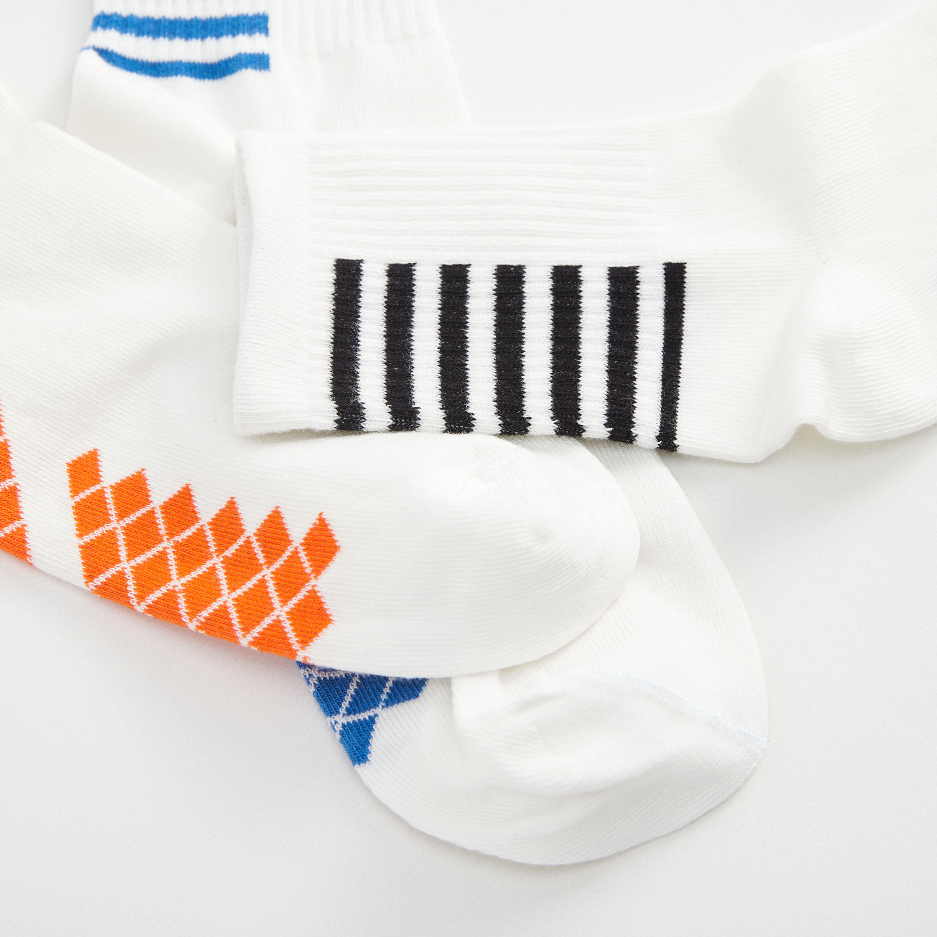 Set of 3 - Printed Calf Length Socks-men-socks-image-4