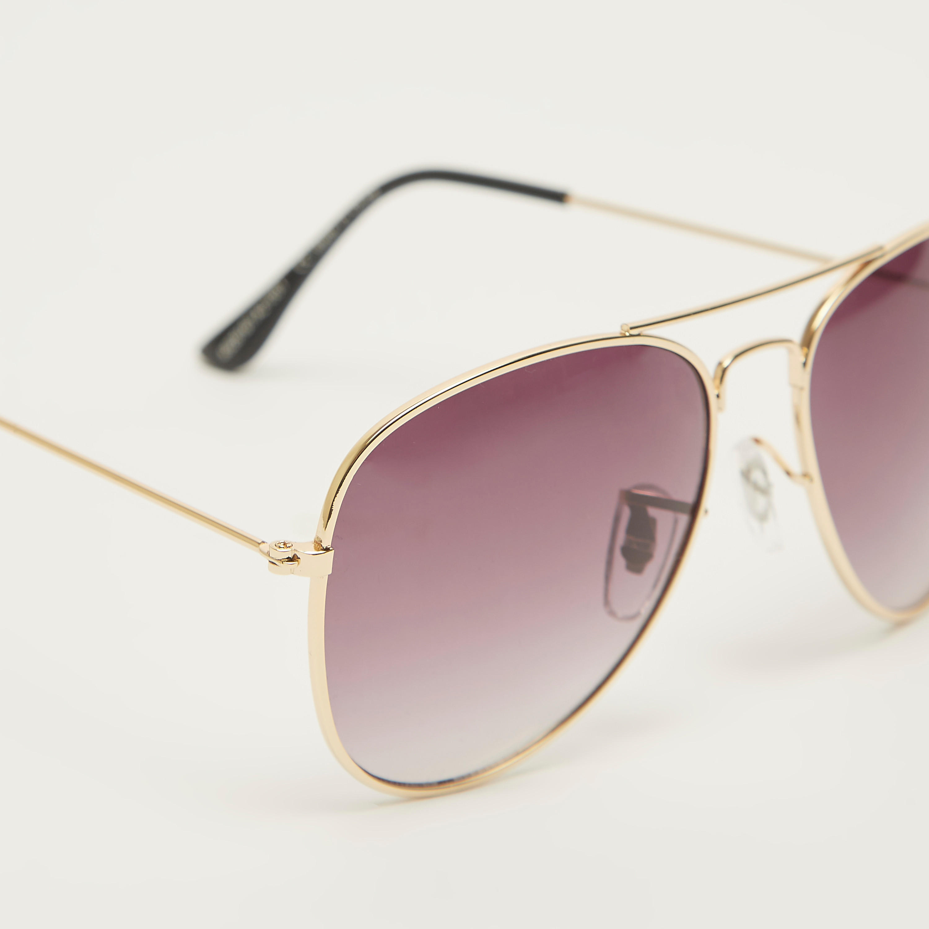 نظارة شمسية أفياتور بعدسات ملونة وإطار كامل ووسادات أنف-men-sunglasses-image-3