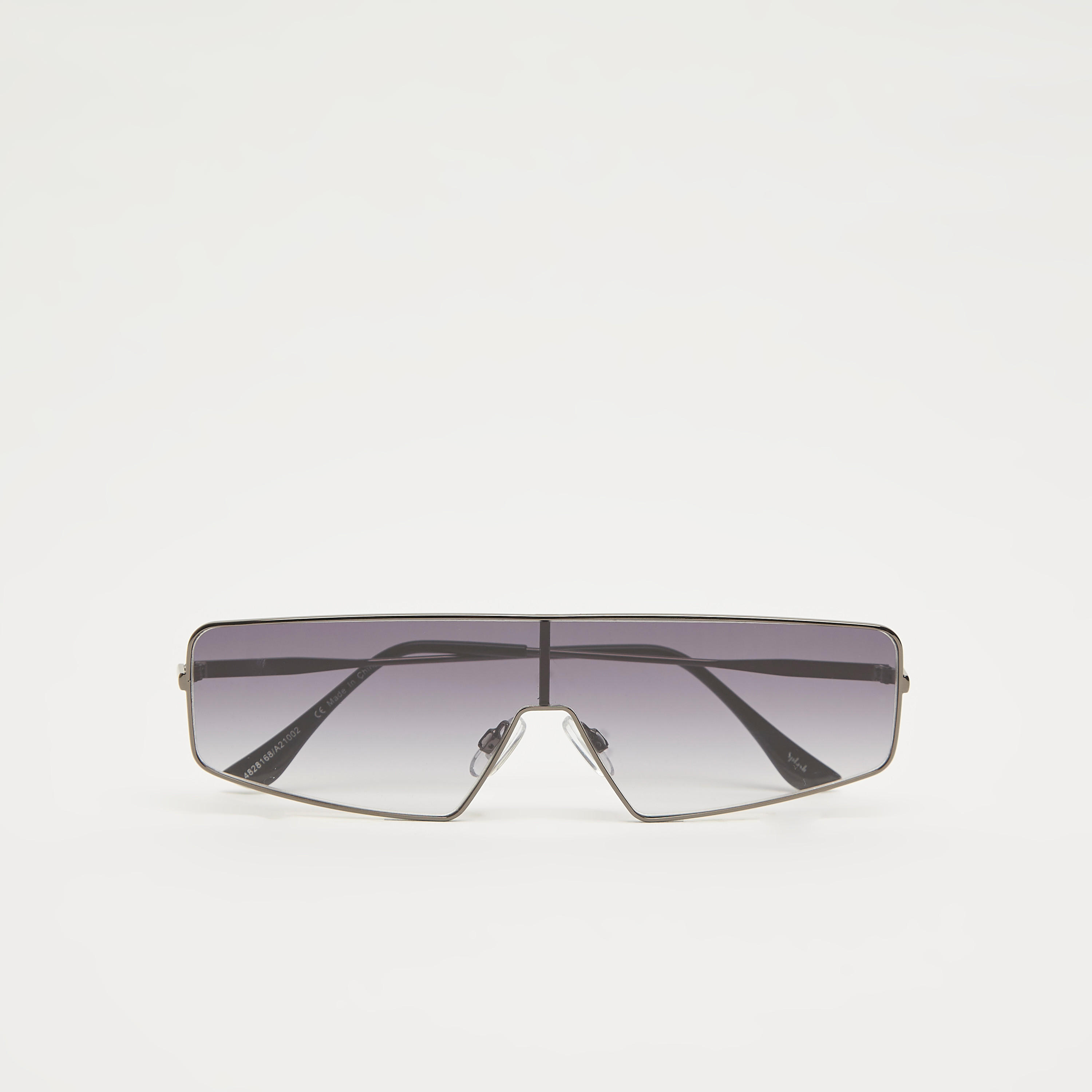 نظارة شمسية  شيلد بعدسات ملونة وإطار كامل ووسادات أنف-men-sunglasses-image-1