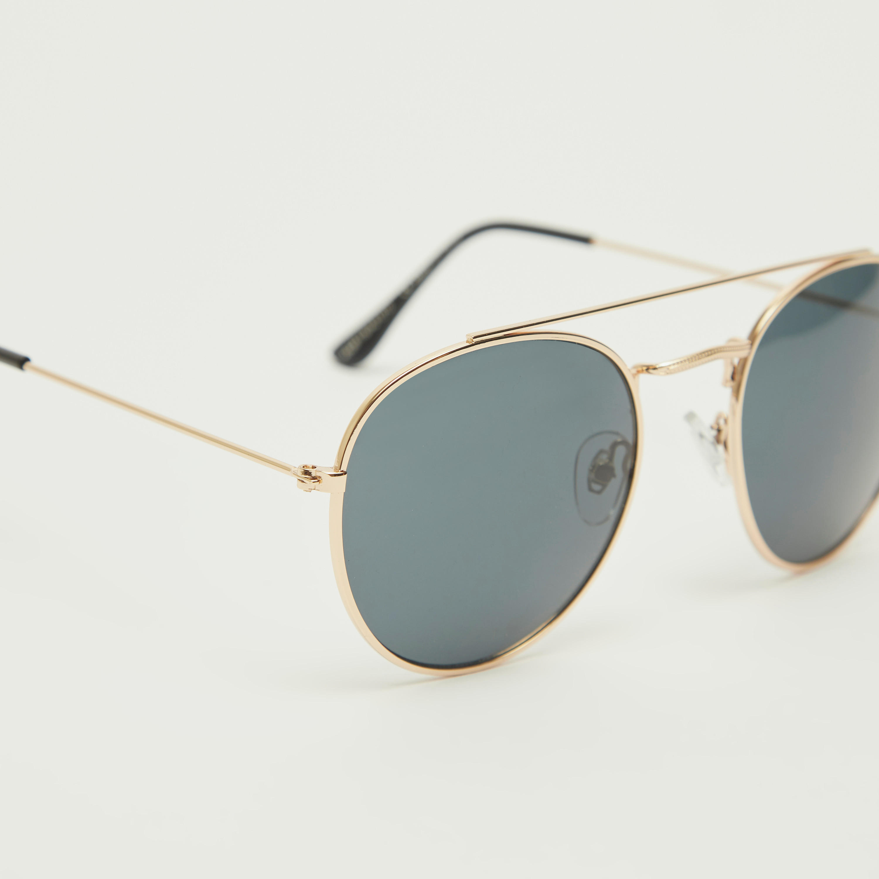 نظارة شمسية ملونة بإطار كامل ووسادات أنف-men-sunglasses-image-3