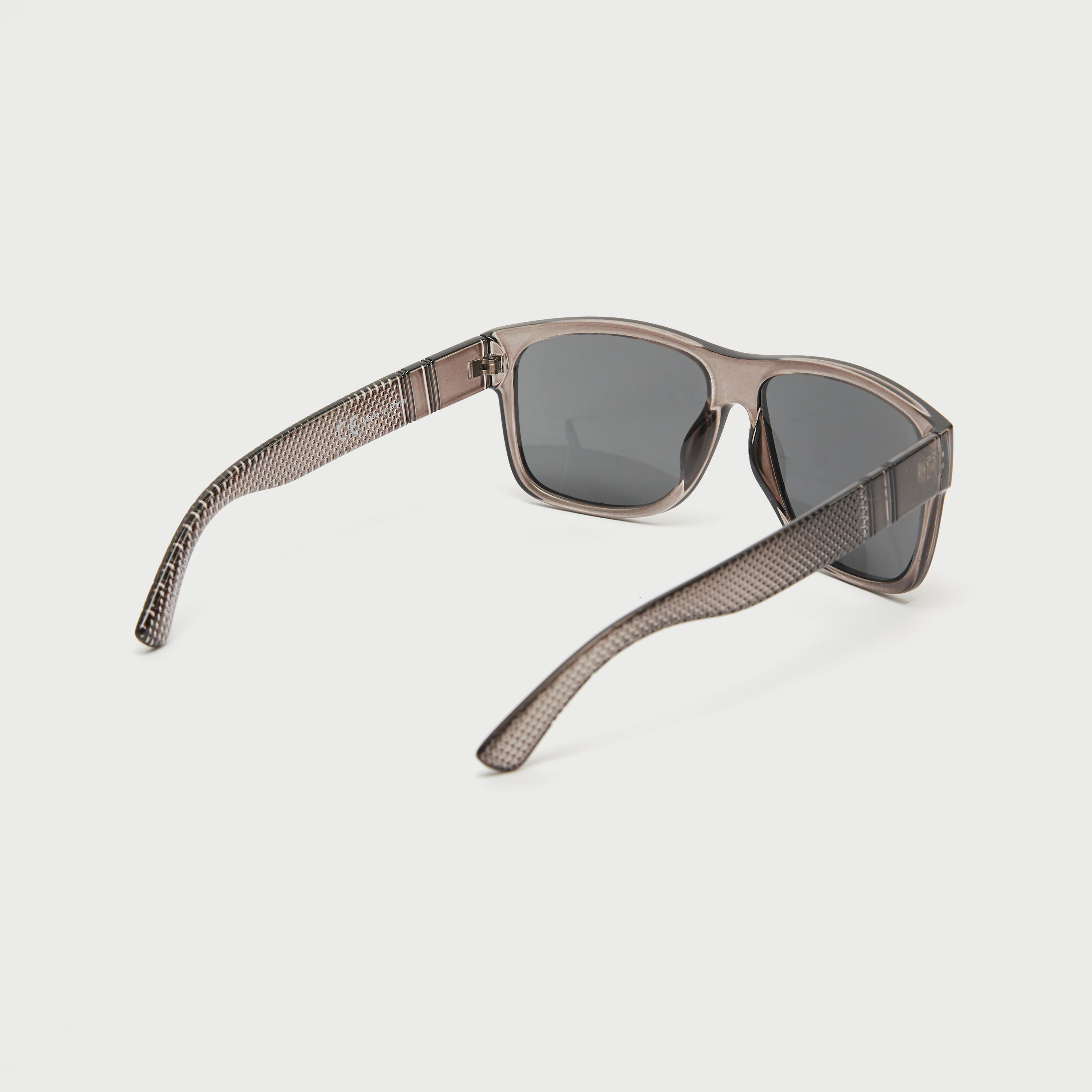 نظّارة شمسيّة بارزة الملمس بإطار مستطيل ووسادات أنف-men-sunglasses-image-4
