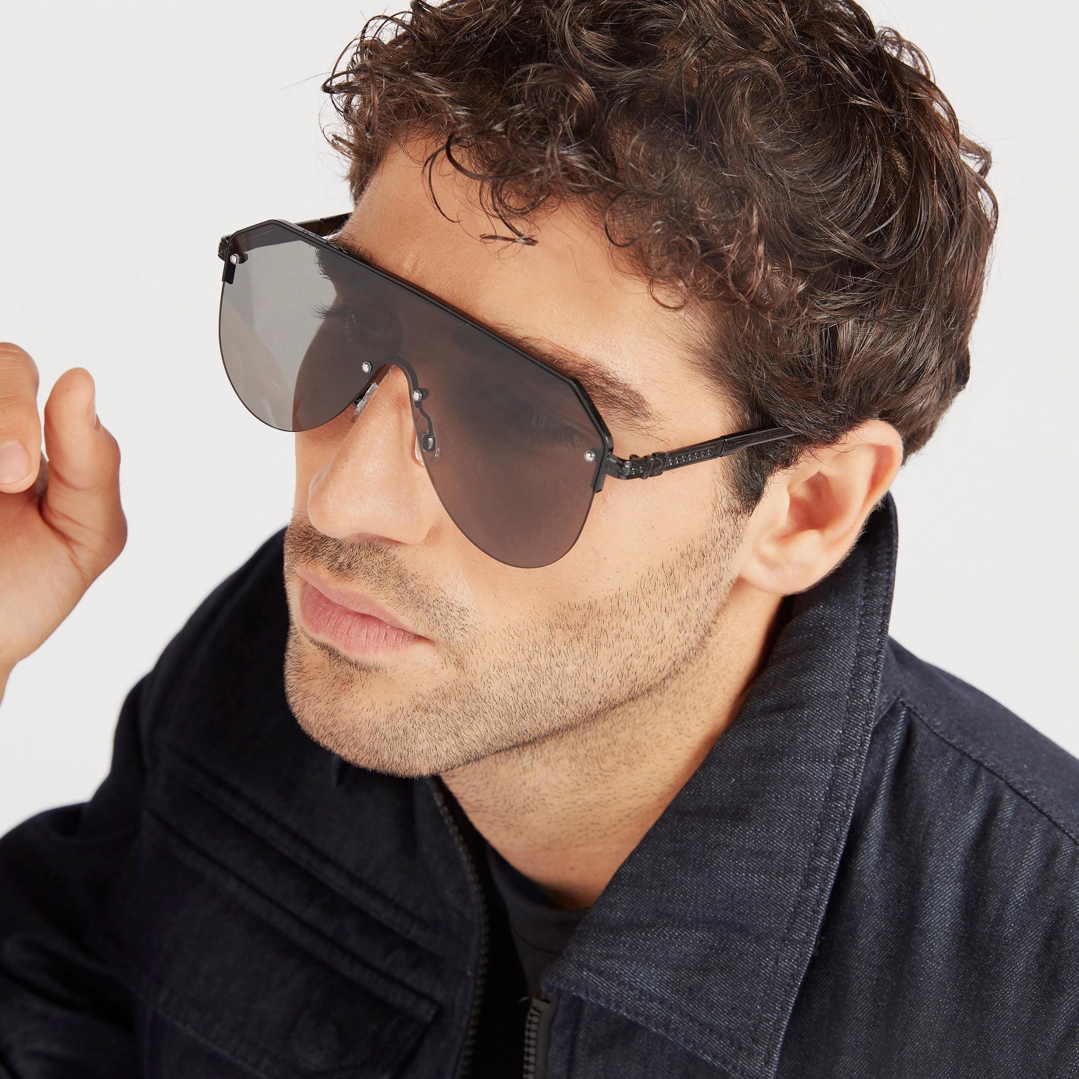 نظارة شمسيّة بعدسات ملونة ووسادات أنف-men-sunglasses-image-2