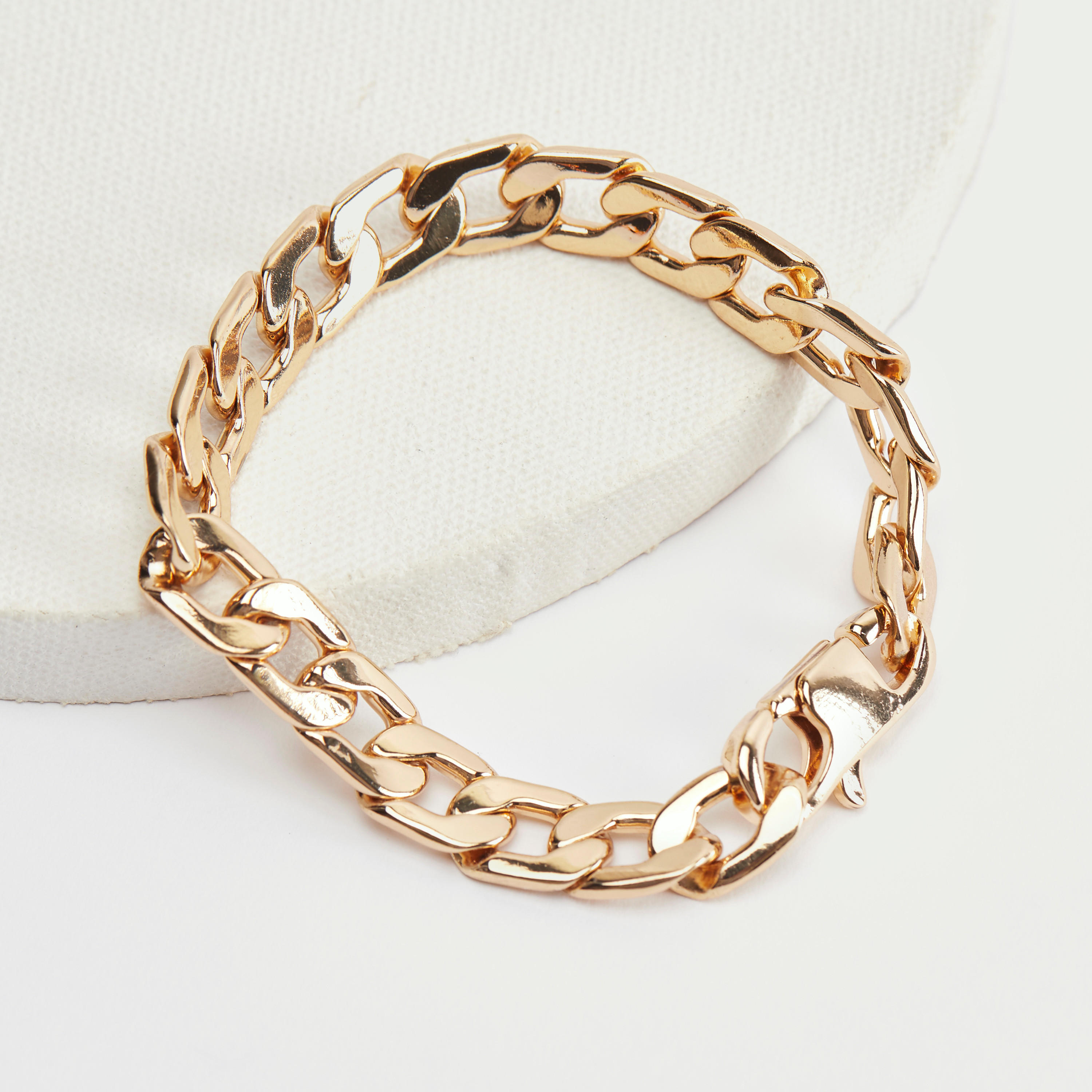 أسورة بسلسلة مكتنزة ومشبك إغلاق-men-watchesandjewellery-bracelets-image-4
