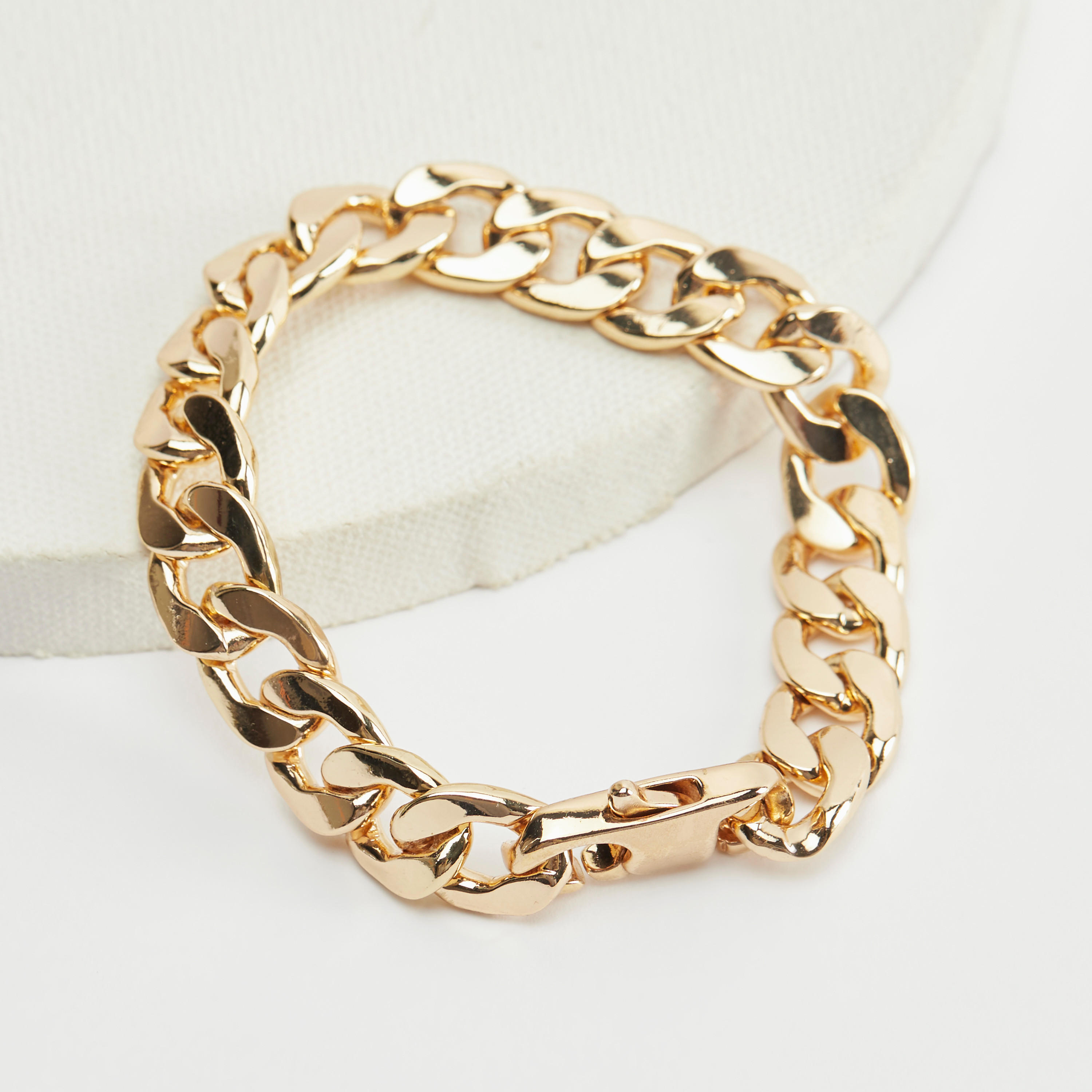 سوار سلسلة بمشبك إغلاق-men-watchesandjewellery-bracelets-image-1
