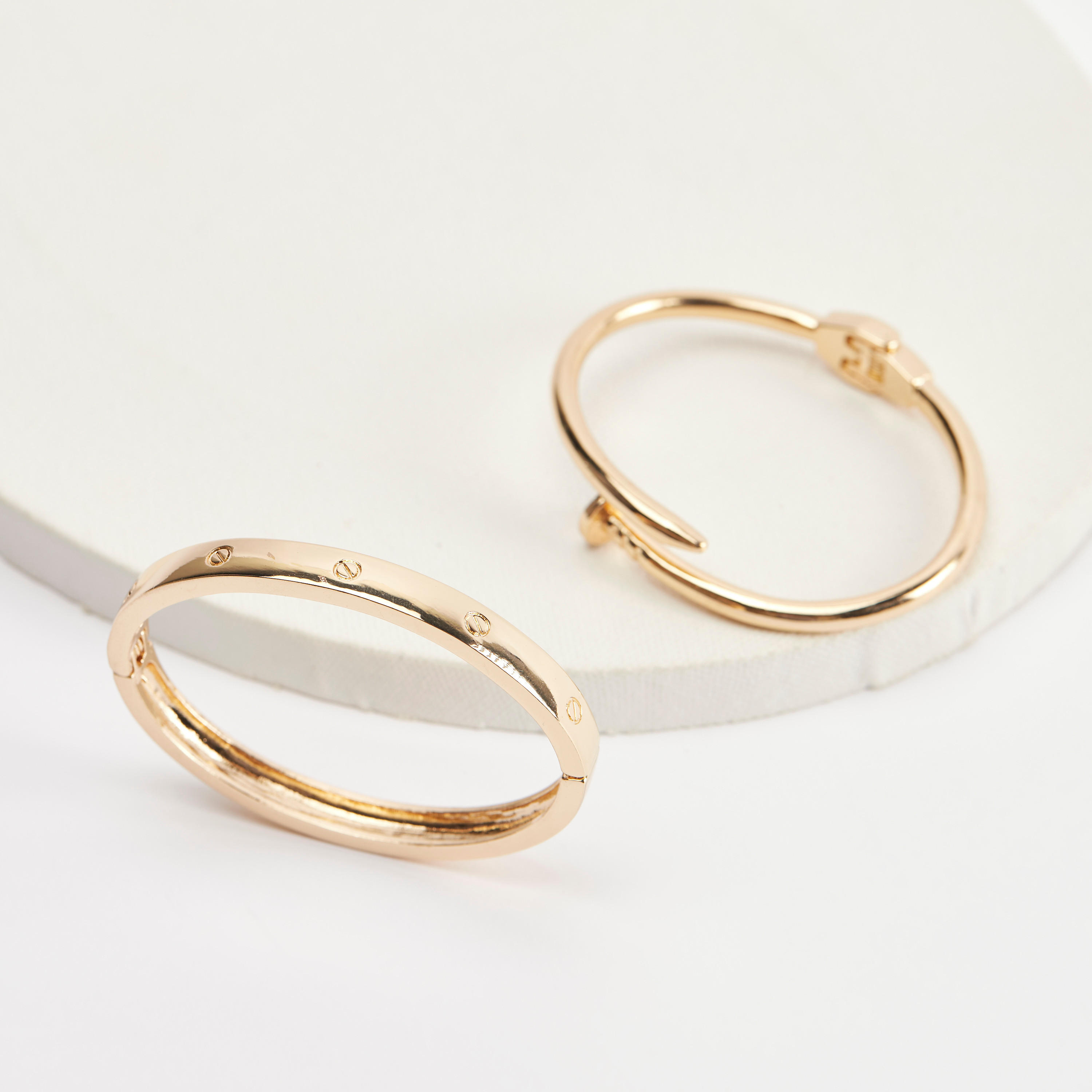 أساور ميتاليك - طقم من قطعتين-men-watchesandjewellery-necklacesandpendants-image-3