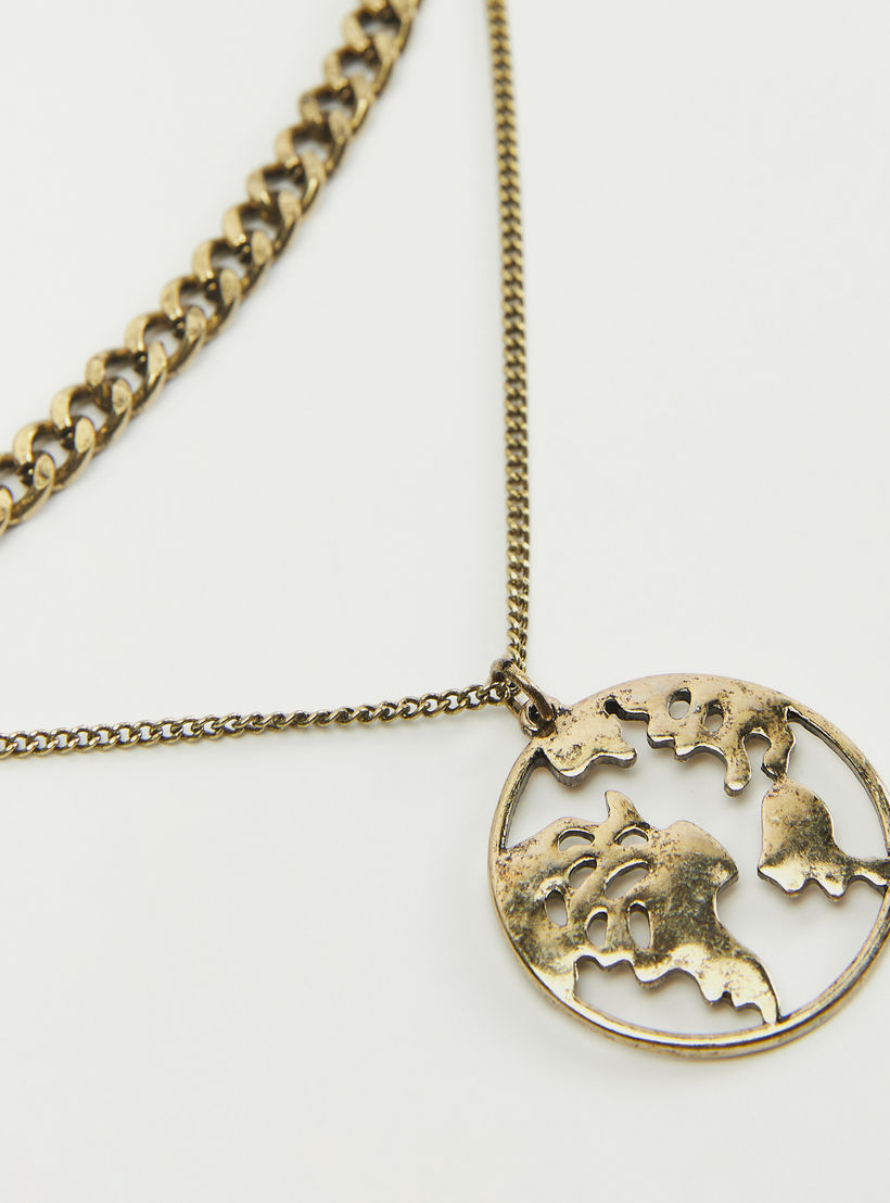 Multi-Layered Necklace with Lobster Clasp Closure-men-watchesandjewellery-necklacesandpendants-image-3