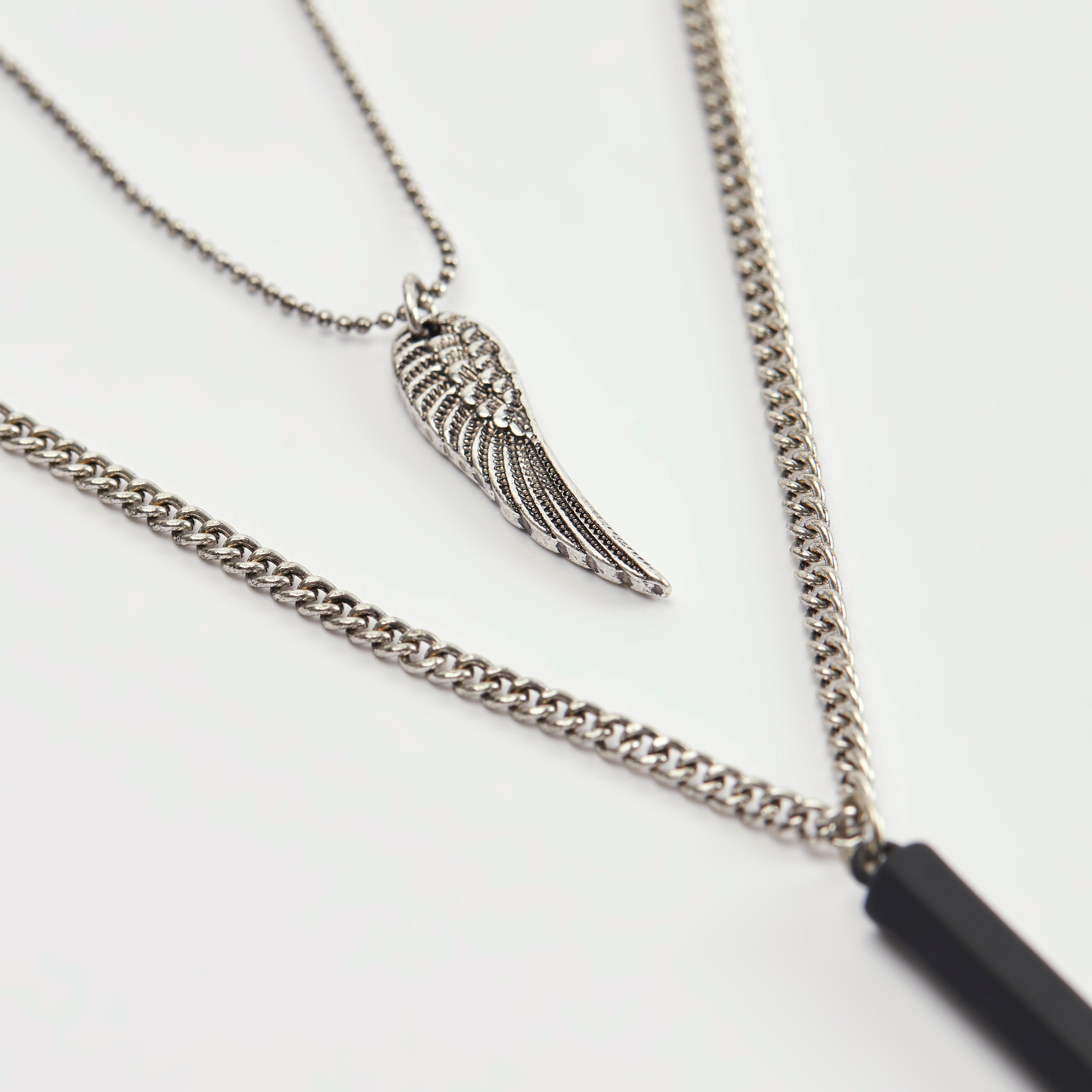 عقد متعدّد الطبقات بمشبك إغلاق-men-watchesandjewellery-necklacesandpendants-image-3