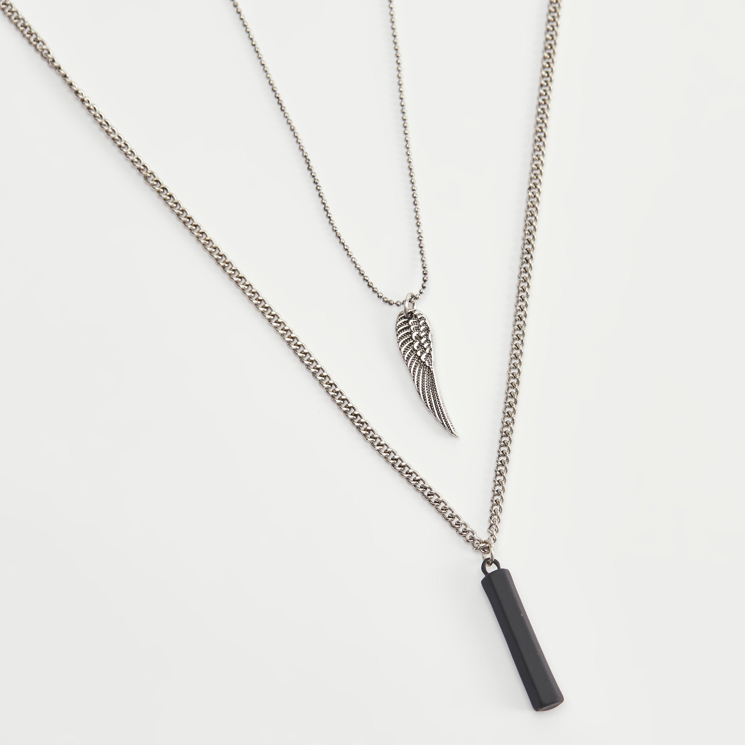 عقد متعدّد الطبقات بمشبك إغلاق-men-watchesandjewellery-necklacesandpendants-image-2